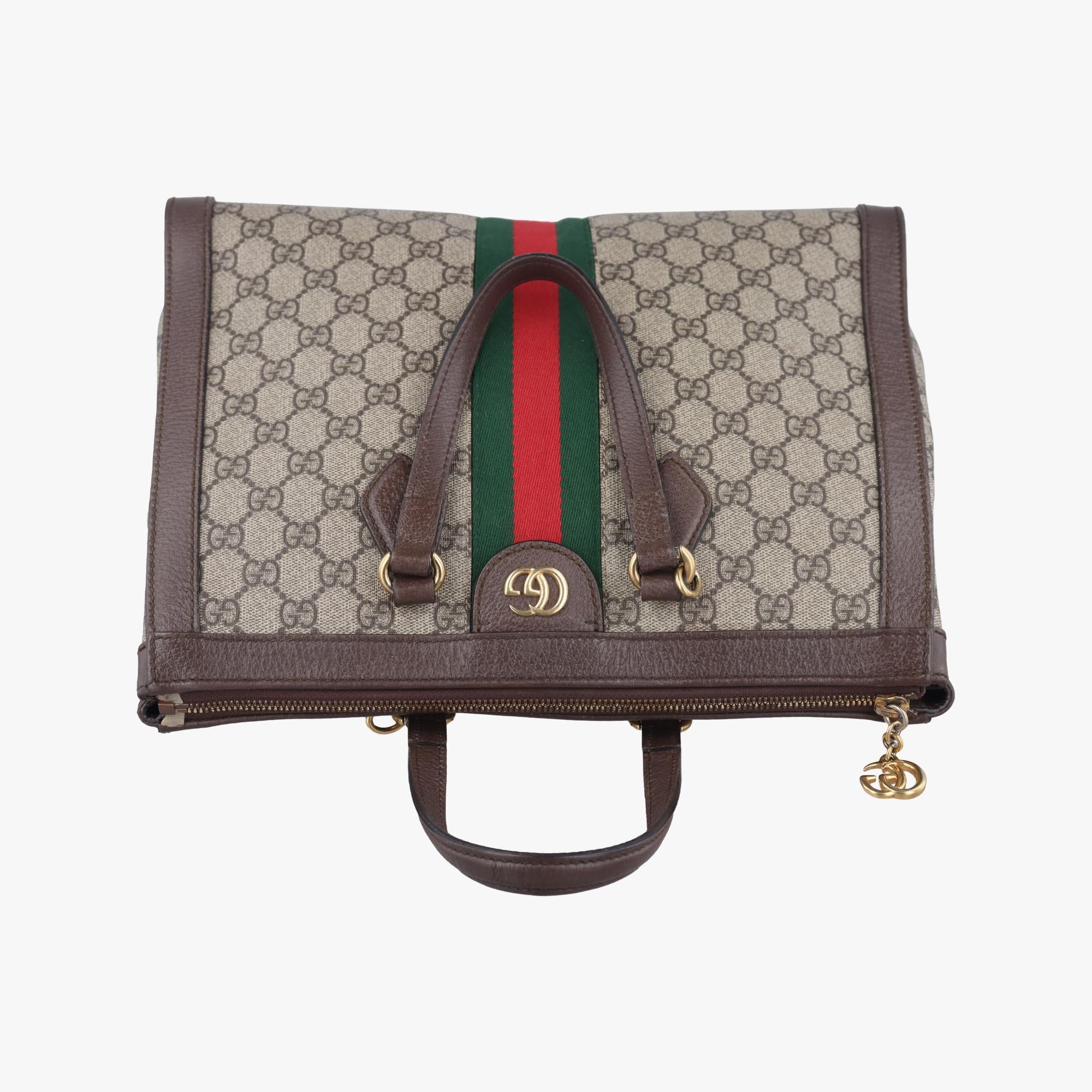 グッチ Gucci ショルダーバッグ レディース オフィディア ブラウン×レッド×グリーン PVCコーティングキャンバス×レザー 524537 I028191150