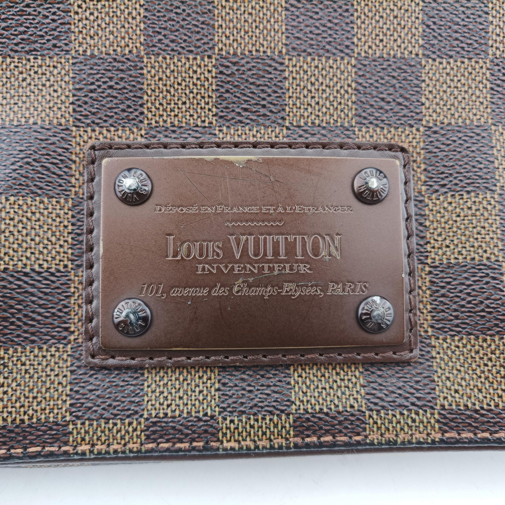 ルイヴィトン Louis Vuitton ショルダーバッグ レディース ブルックリンGM エベーヌ ダミエキャンバス N51212 CA0099