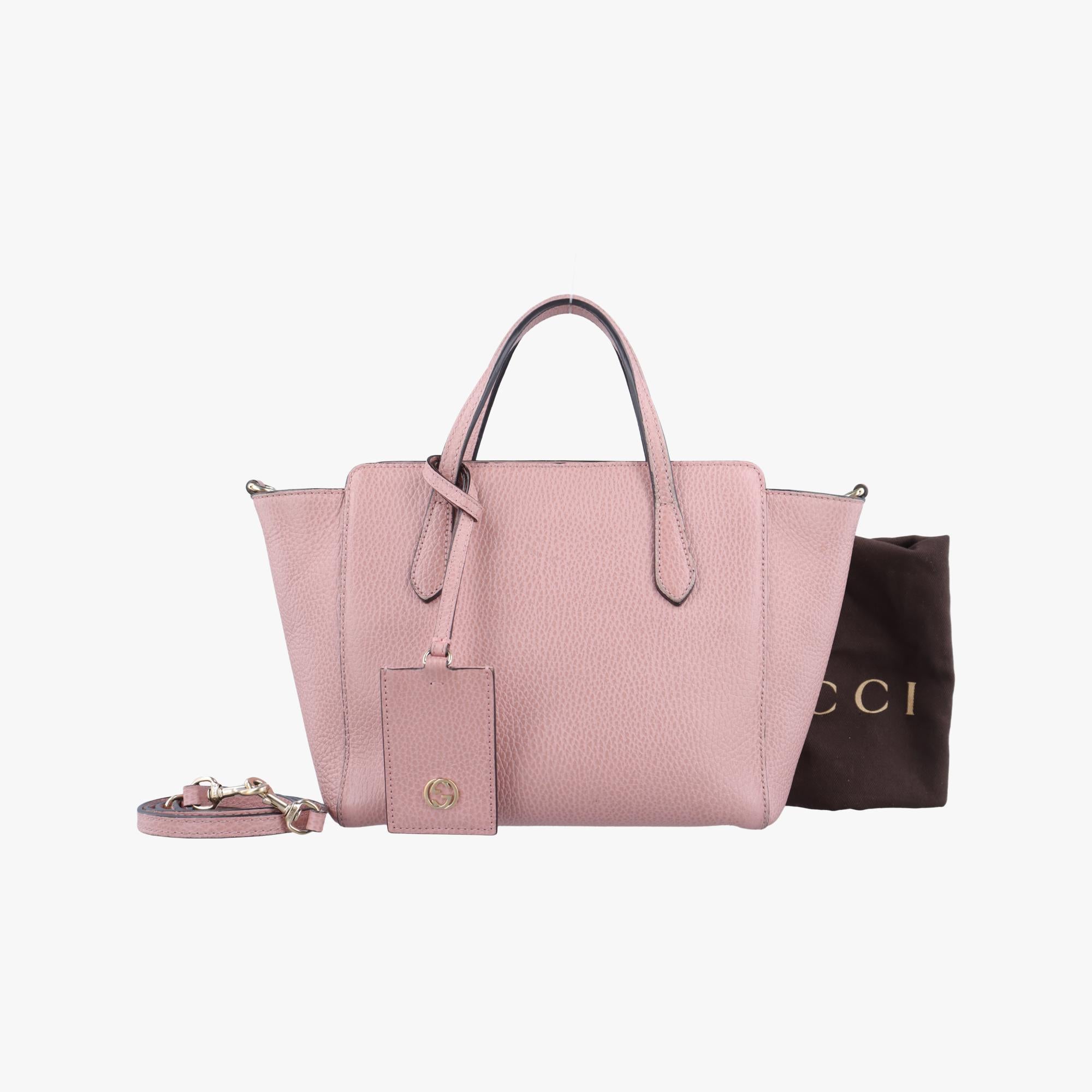 グッチ Gucci ショルダーバッグ レディース スウィング ピンク レザー 368827 G017586905