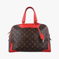 ルイヴィトン Louis Vuitton ハンドバッグ レディース レティーロPM モノグラム/ブラウン系×コクリコ モノグラムキャンバス×カーフレザー M50057 AH0155