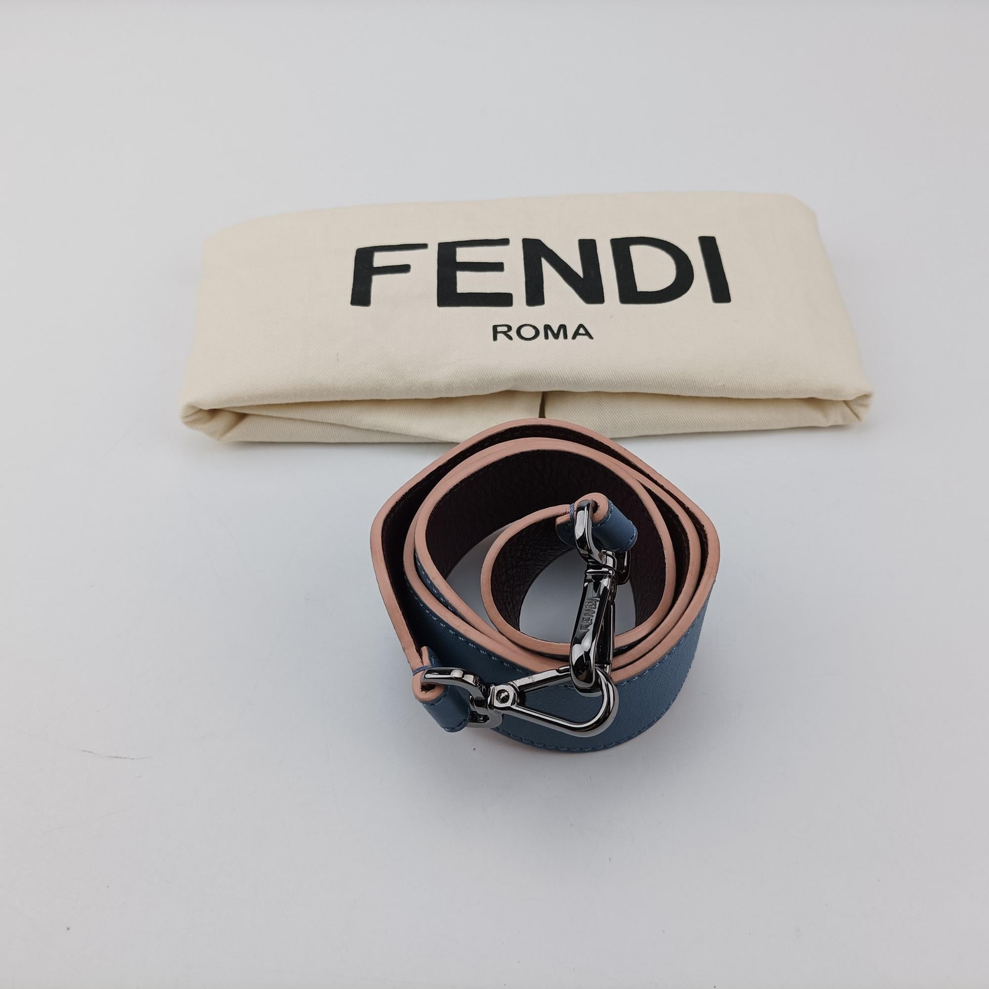 フェンディ Fendi ショルダーバッグ レディース バゲット ブルー レザー 8BR600-I8L-169-10429