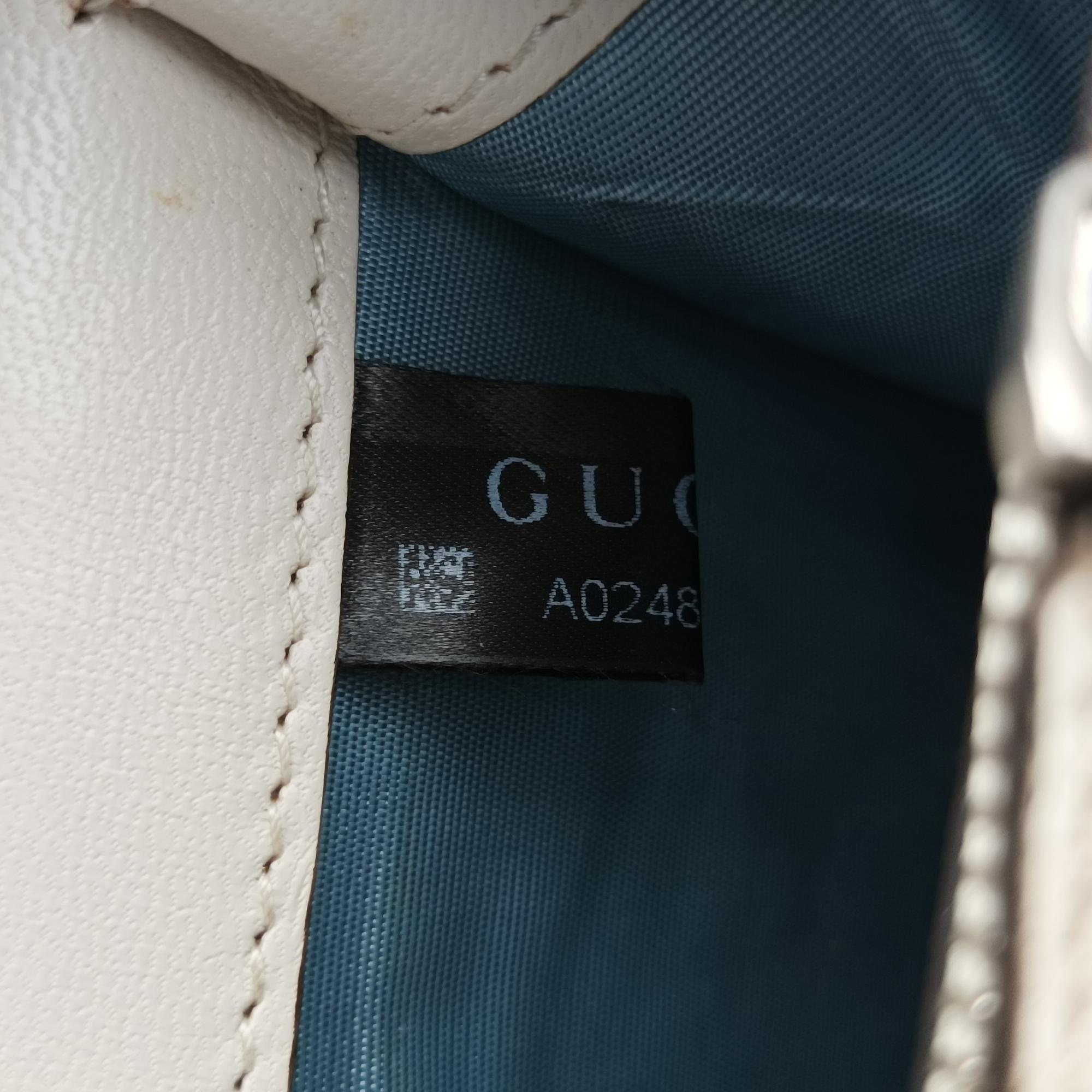 グッチ Gucci ショルダーバッグ レディース セガ コラボ ディオニュソス スター ホワイト×ゴールド レザー 400235 A024825995