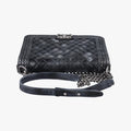 シャネル Chanel ショルダーバッグ レディース ボーイシャネル グレー ラムスキン A92409 19867311