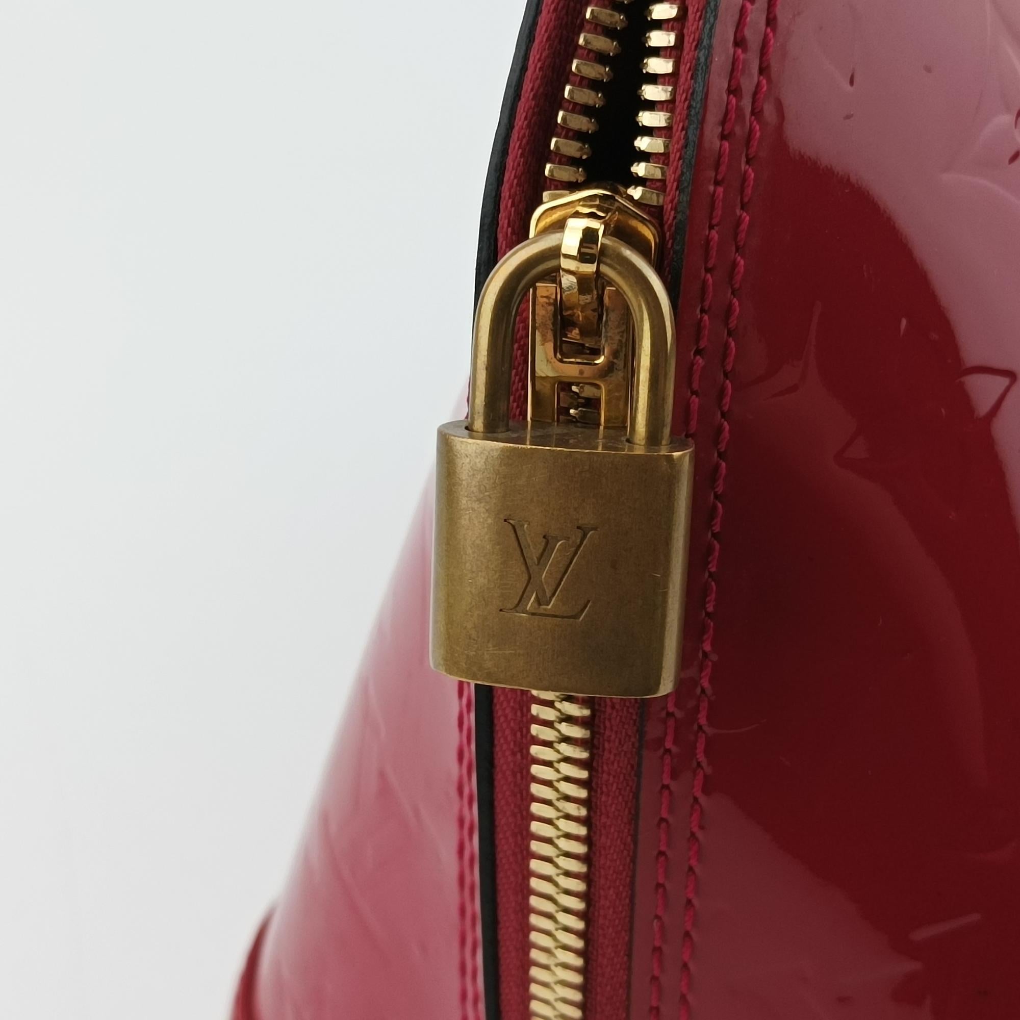 ルイヴィトン Louis Vuitton ハンドバッグ レディース アルマPM レッド ヴェルニ M90096 MI2144