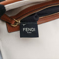 フェンディ Fendi ショルダーバッグ レディース マンマバケット ベージュ×アイボリー キャンバス×レザー 8BR600-AC90-218-10429