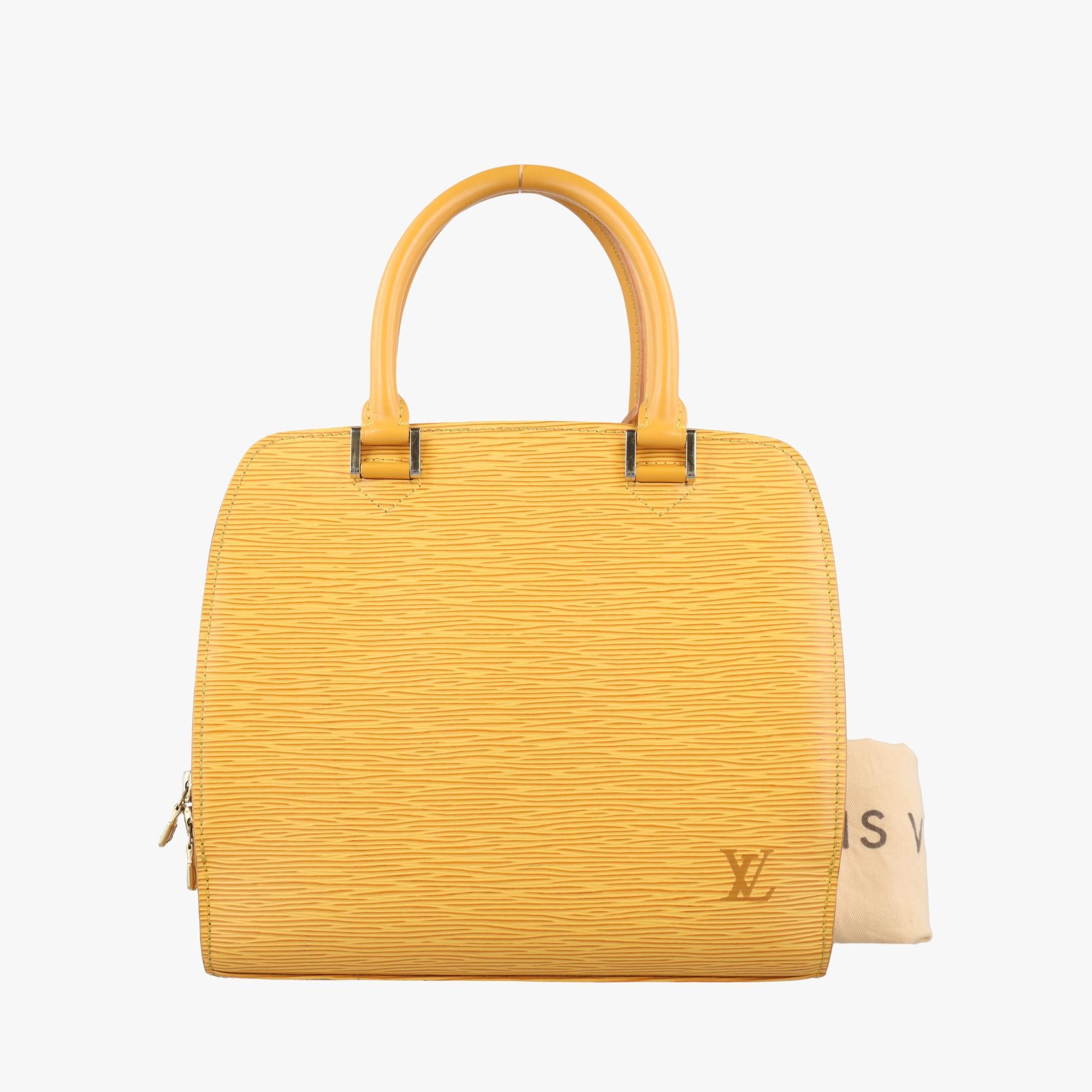 ルイヴィトン Louis Vuitton ハンドバッグ レディース ポンヌフ タッシリイエロー エピ M52059 MI0979