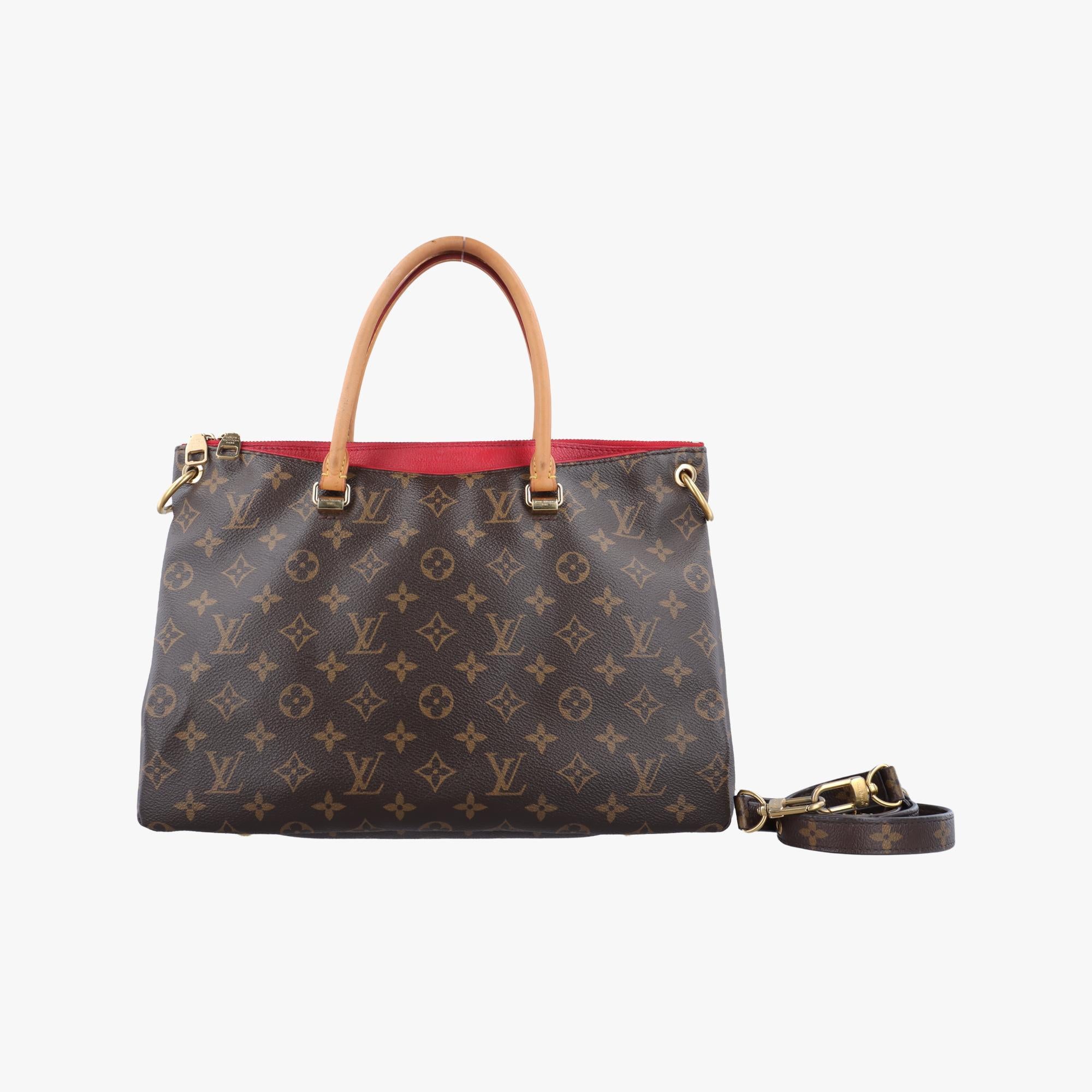 ルイヴィトン Louis Vuitton ショルダーバッグ レディース パラス モノグラム/ブラウン系×スリーズ モノグラムキャンバス×カーフレザー M41175 CA4114