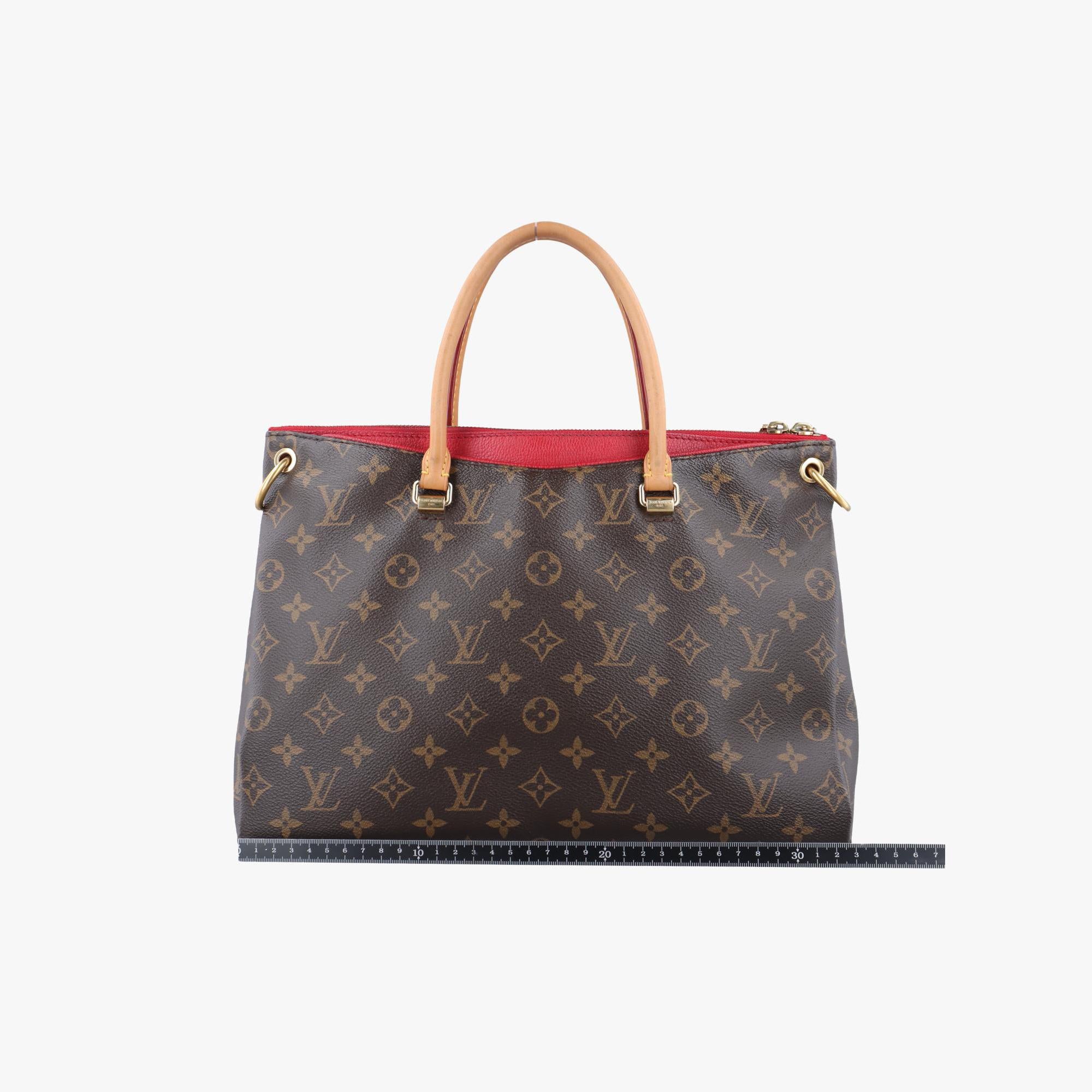 ルイヴィトン Louis Vuitton ショルダーバッグ レディース パラス モノグラム/ブラウン系×スリーズ モノグラムキャンバス×カーフレザー M41175 CA4114