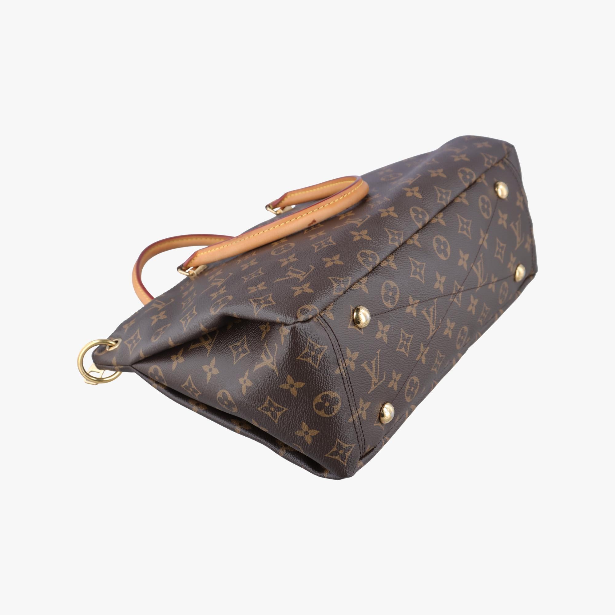 ルイヴィトン Louis Vuitton ショルダーバッグ レディース パラス モノグラム/ブラウン系×スリーズ モノグラムキャンバス×カーフレザー M41175 CA4114