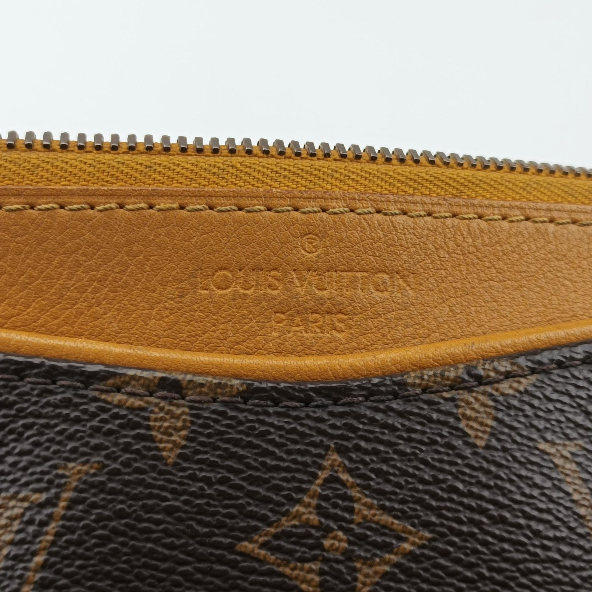 ルイヴィトン Louis Vuitton ショルダーバッグ レディース パラス モノグラム/ブラウン系×サフラン モノグラムキャンバス×カーフレザー M40929 SP3173