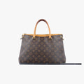 ルイヴィトン Louis Vuitton ショルダーバッグ レディース パラス モノグラム/ブラウン系×サフラン モノグラムキャンバス×カーフレザー M40929 SP3173