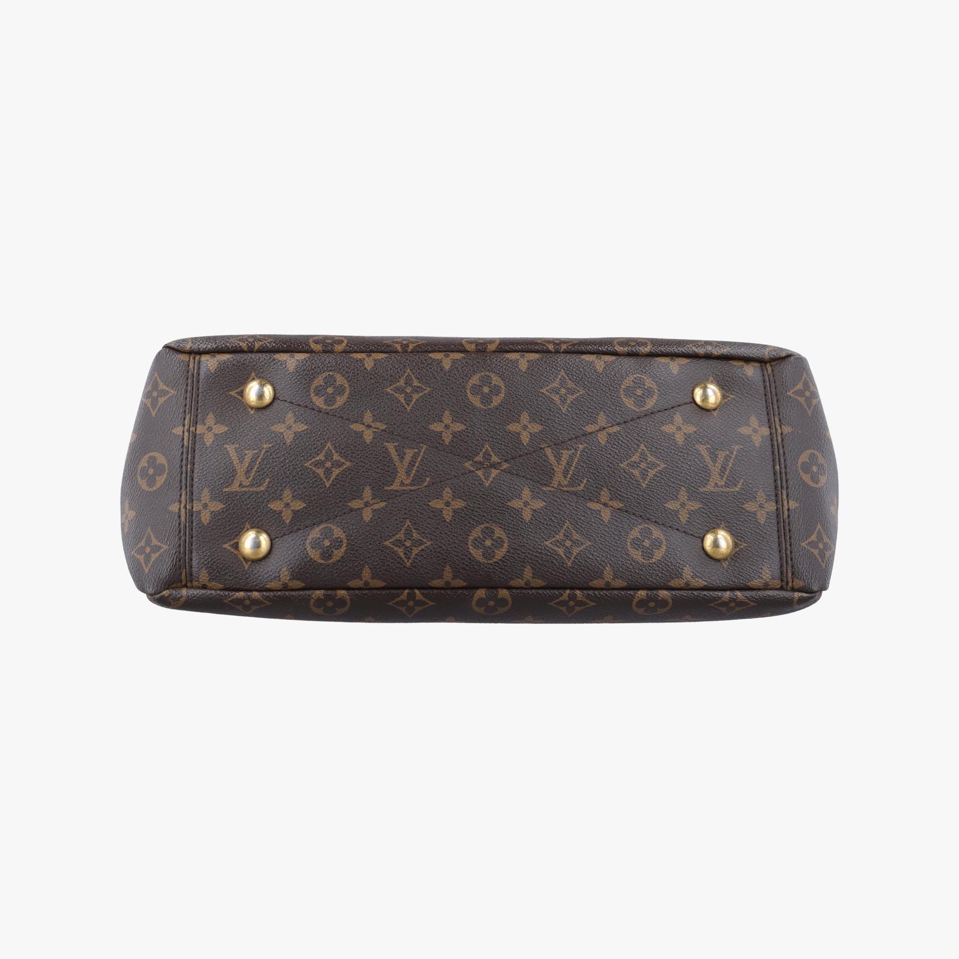 ルイヴィトン Louis Vuitton ショルダーバッグ レディース パラス モノグラム/ブラウン系×サフラン モノグラムキャンバス×カーフレザー M40929 SP3173