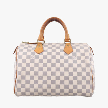 ルイヴィトン Louis Vuitton ボストンバッグ レディース スピーディ30 アズール ダミエキャンバス N41533 DU3089