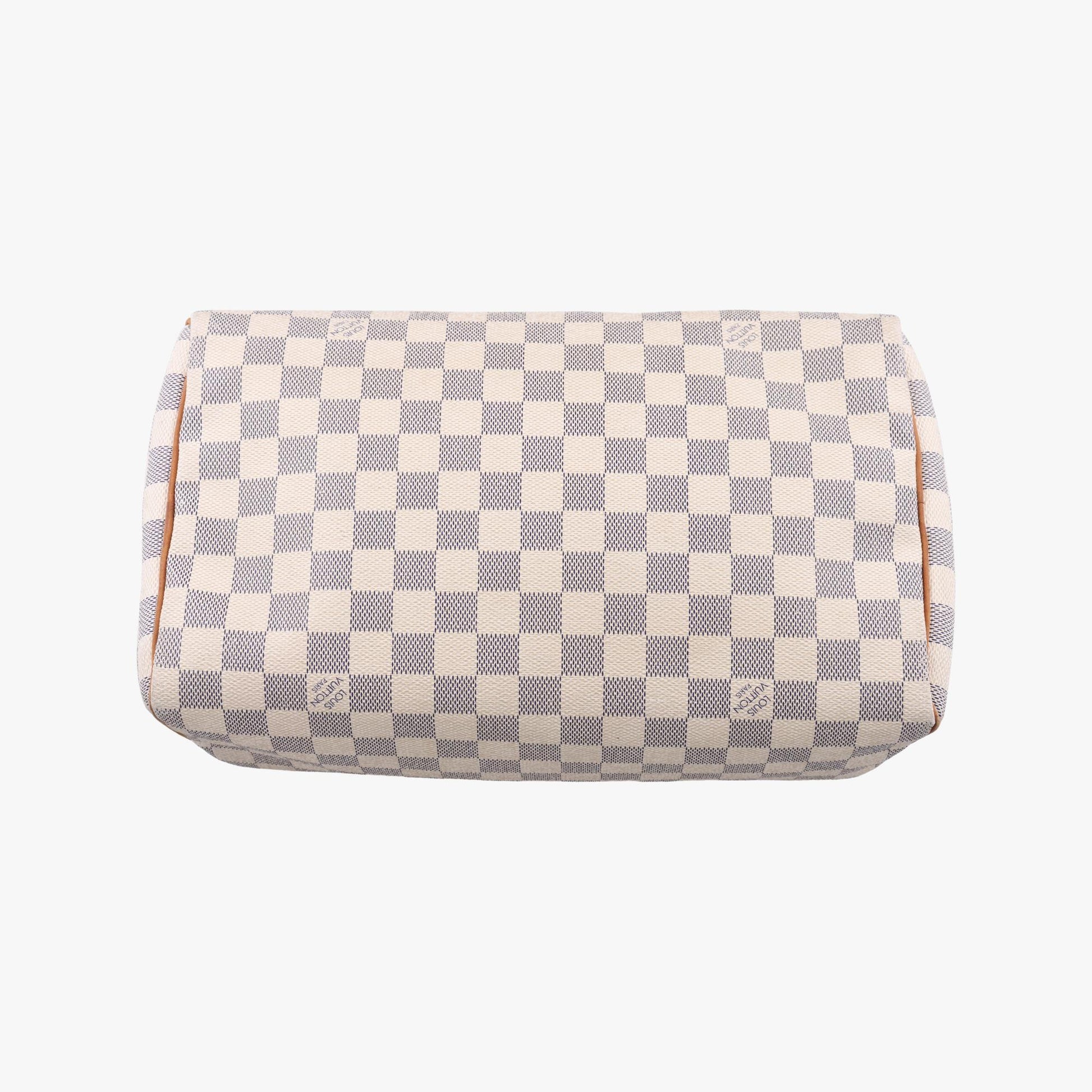 ルイヴィトン Louis Vuitton ボストンバッグ レディース スピーディ30 アズール ダミエキャンバス N41533 DU3089