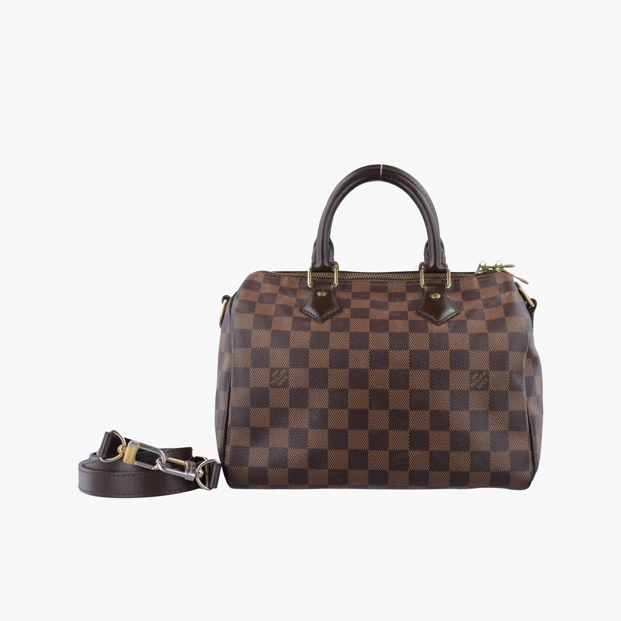 ルイヴィトン Louis Vuitton ショルダーバッグ レディース スピーディバンドリエール25 ブラウン ダミエキャンバス N41368 MB3198