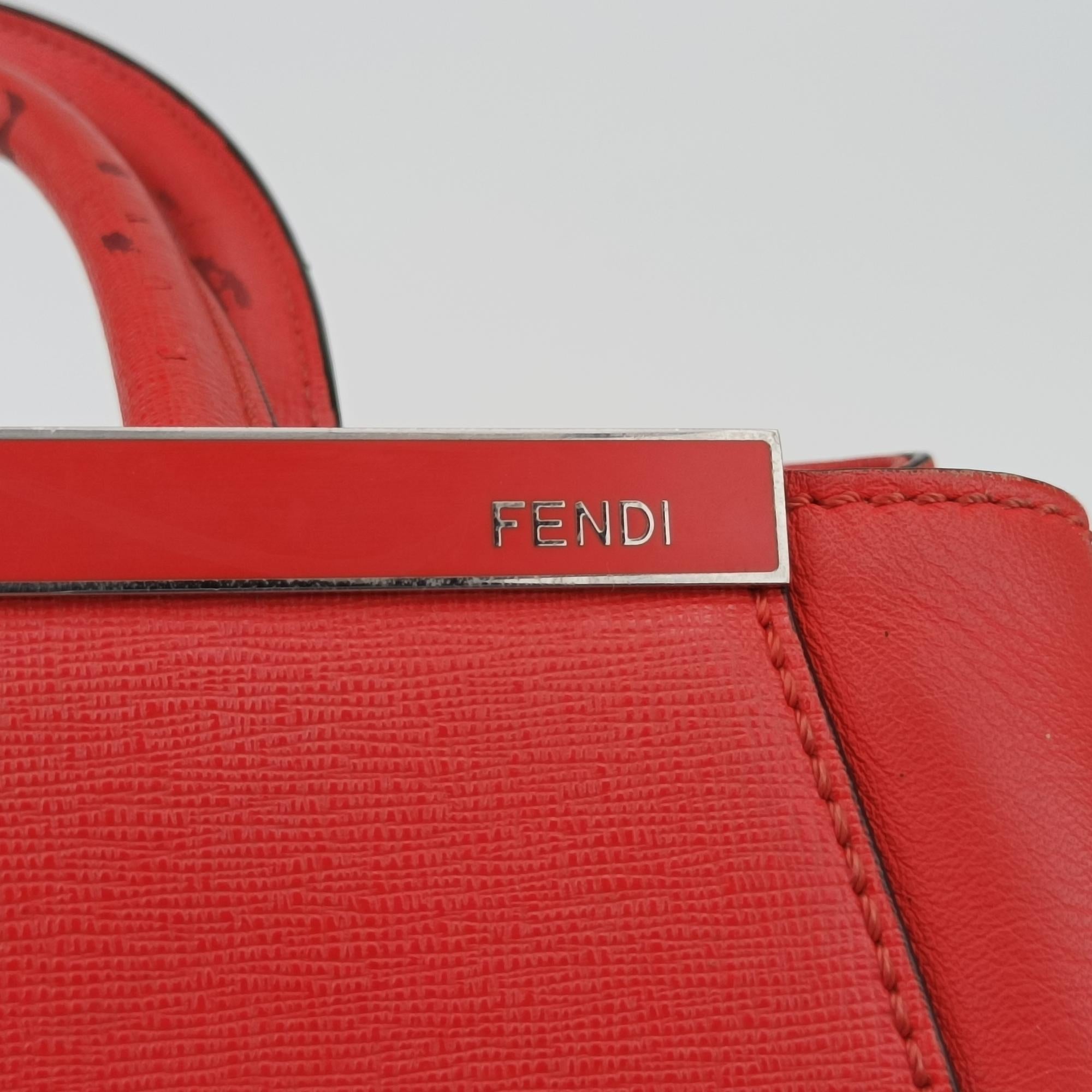 フェンディ Fendi ショルダーバッグ レディース プチ トゥージュール オレンジ レザー 8BH253.D7E.168.8465