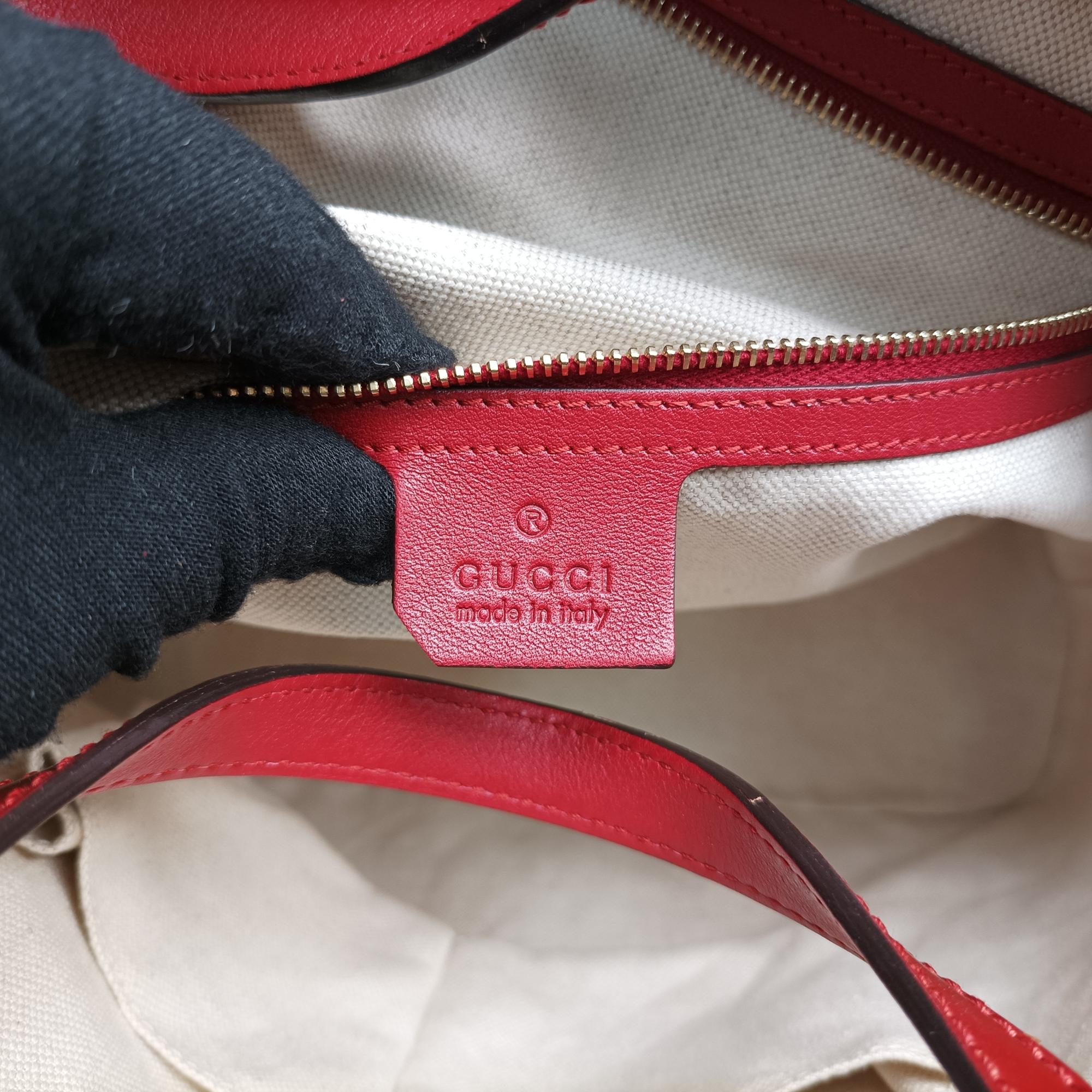 グッチ Gucci ショルダーバッグ レディース マイクログッチシマ レッド パテント 309614 E014097517