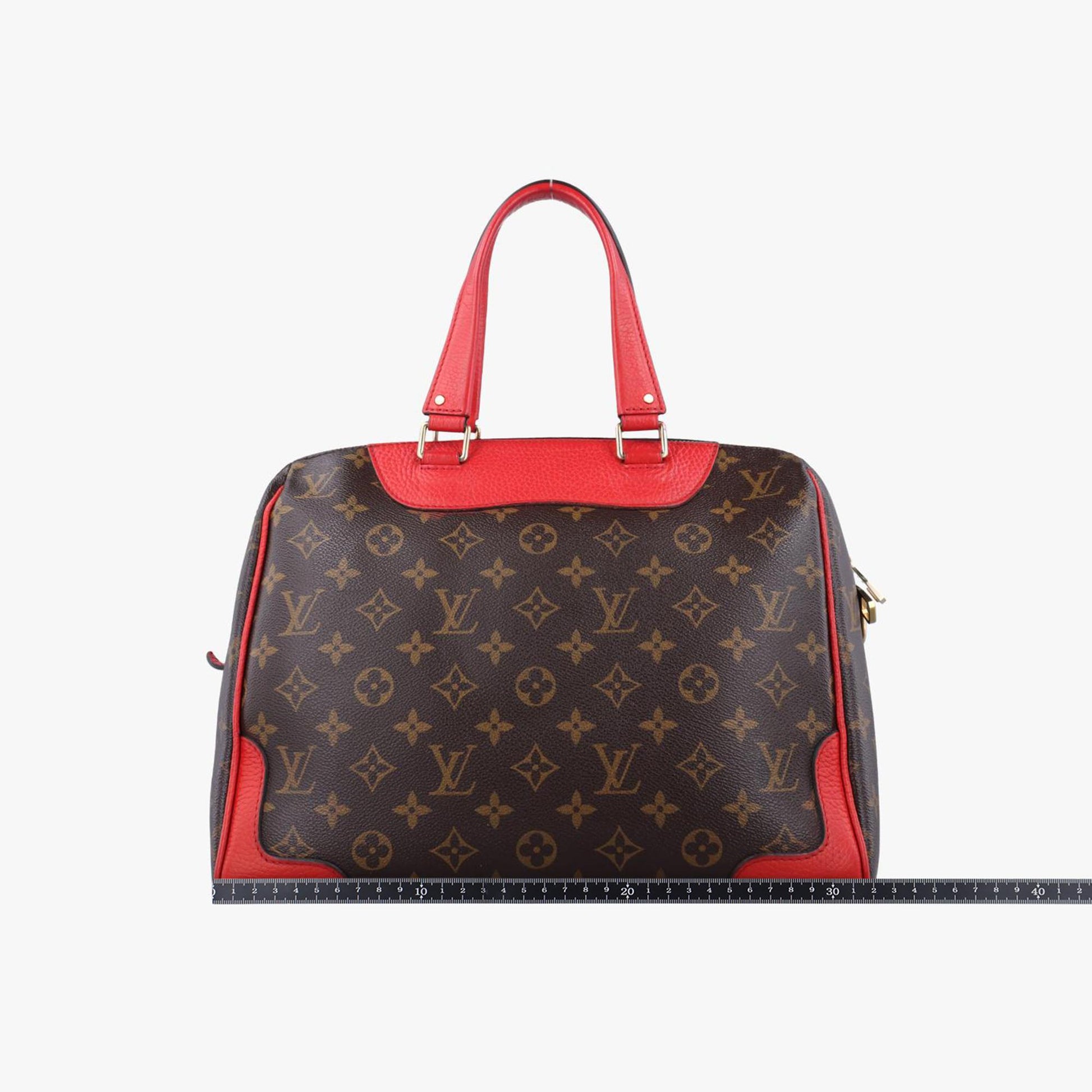 ルイヴィトン Louis Vuitton ショルダーバッグ レディース レティーロPM モノグラム/ブラウン系×コクリコ モノグラムキャンバス×カーフレザー M50057 AH1105