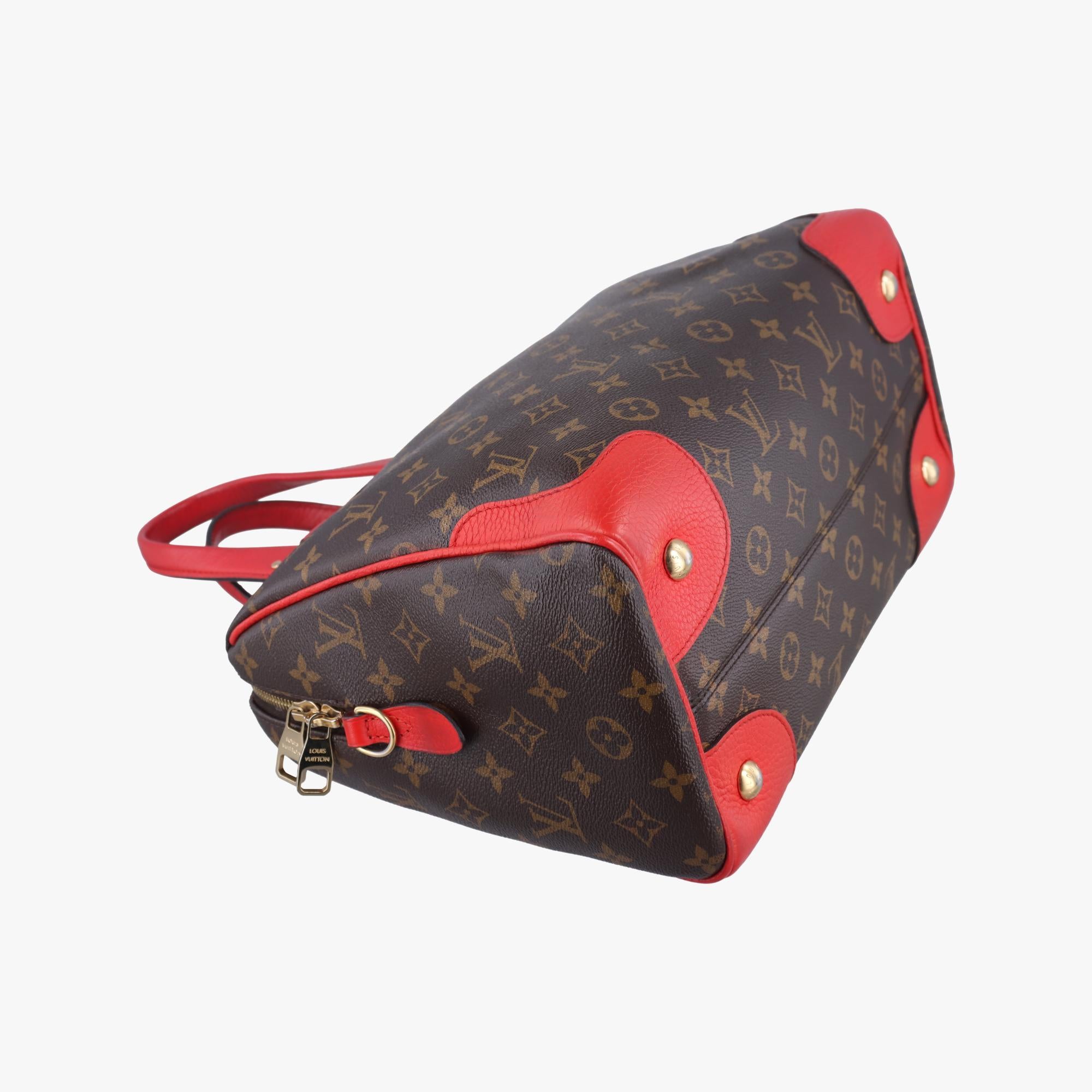 ルイヴィトン Louis Vuitton ショルダーバッグ レディース レティーロPM モノグラム/ブラウン系×コクリコ モノグラムキャンバス×カーフレザー M50057 AH1105