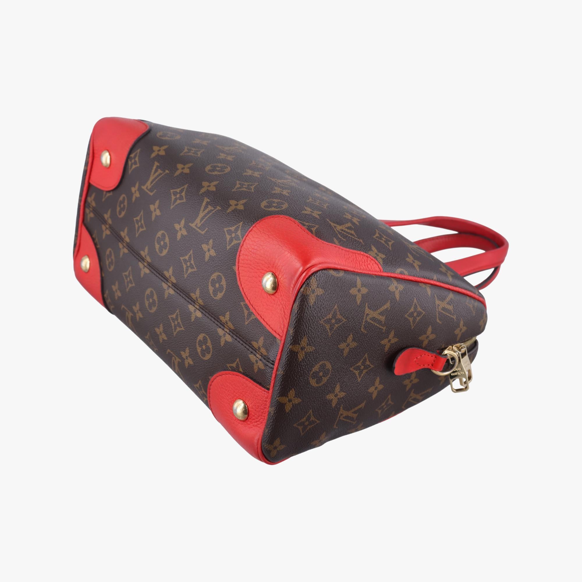 ルイヴィトン Louis Vuitton ショルダーバッグ レディース レティーロPM モノグラム/ブラウン系×コクリコ モノグラムキャンバス×カーフレザー M50057 AH1105