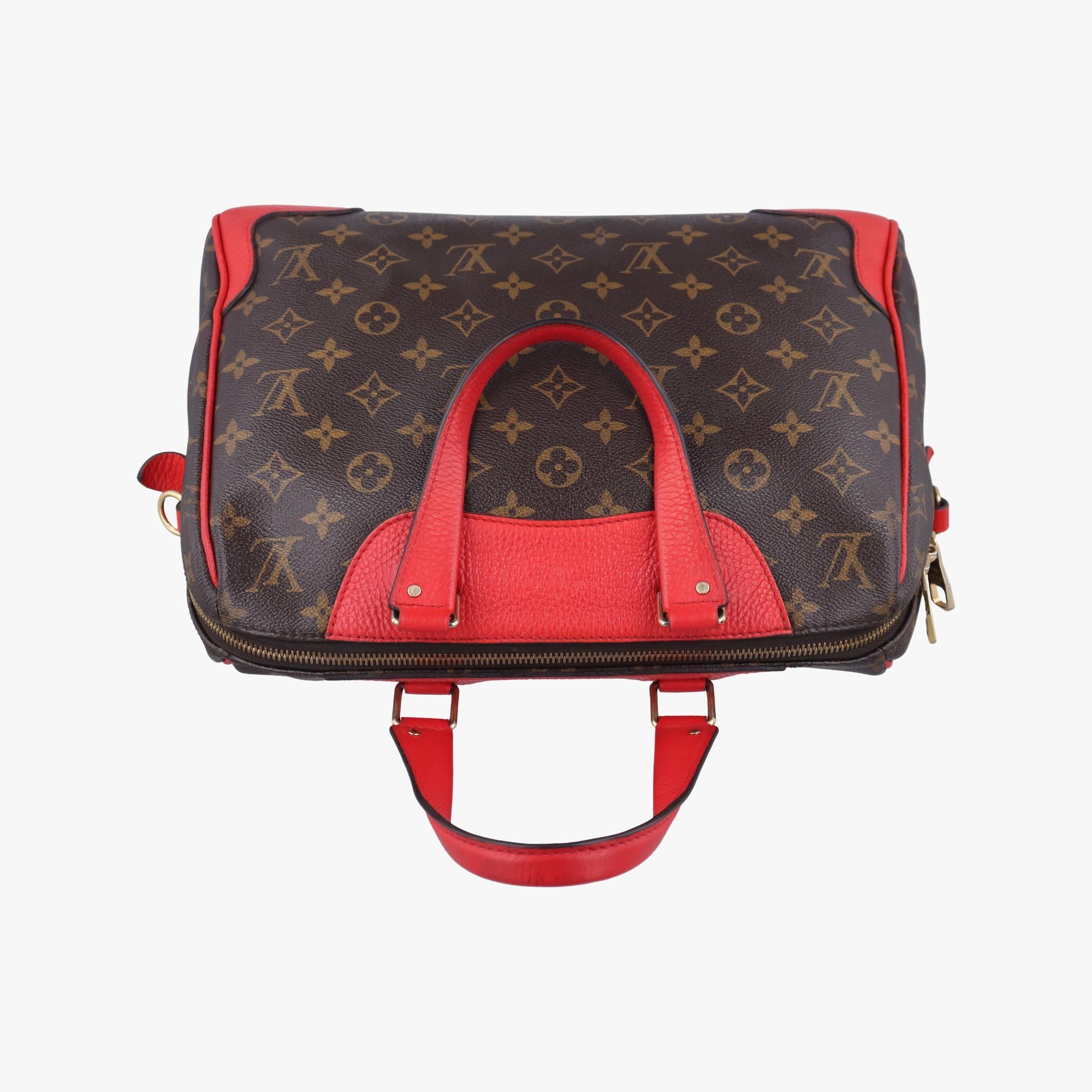 ルイヴィトン Louis Vuitton ショルダーバッグ レディース レティーロPM モノグラム/ブラウン系×コクリコ モノグラムキャンバス×カーフレザー M50057 AH1105