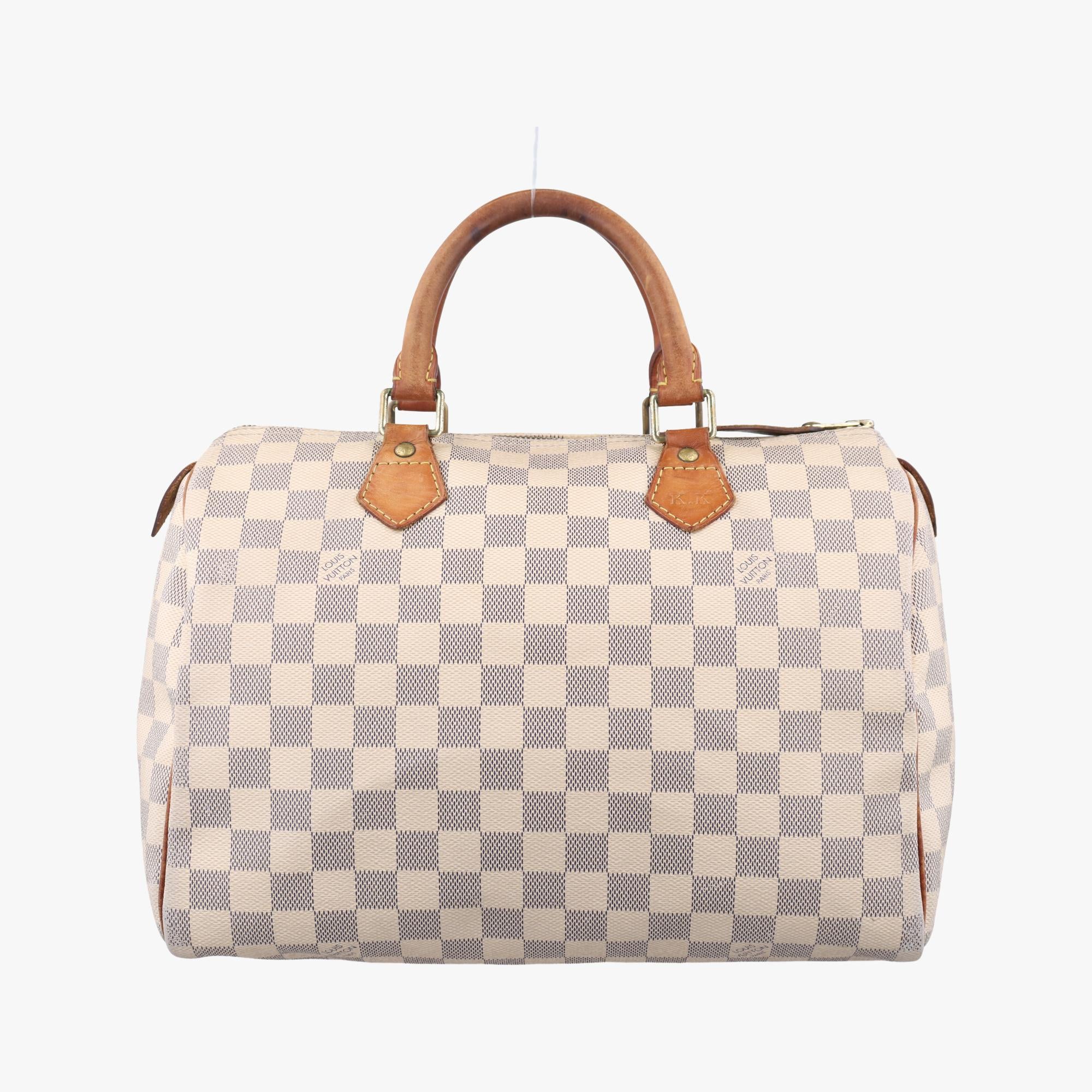 ルイヴィトン Louis Vuitton ボストンバッグ レディース スピーディ30 アズール ダミエキャンバス N41533 BA2182