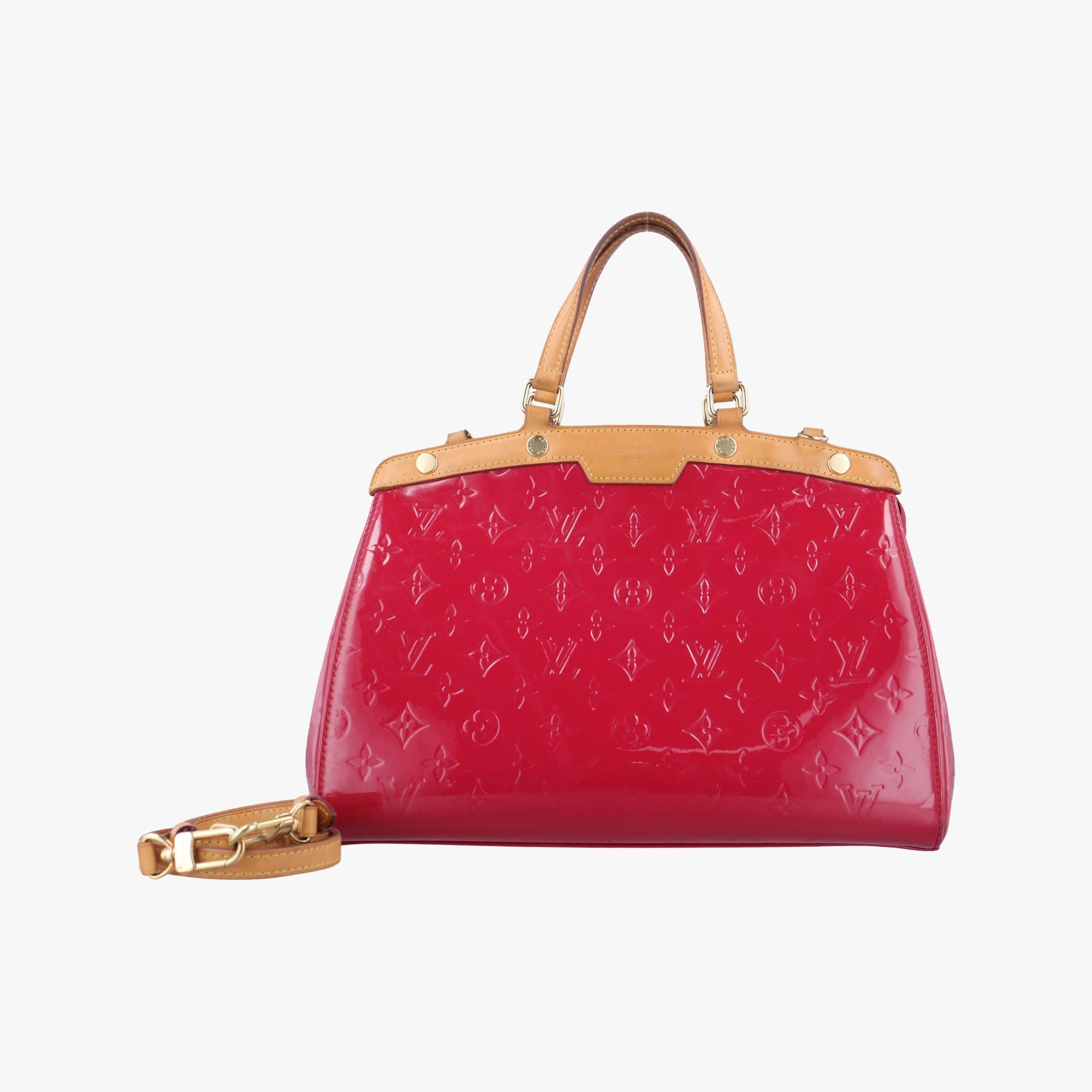 ルイヴィトン Louis Vuitton ショルダーバッグ レディース ブレアMM レッド ヴェルニ M91798 DR1124