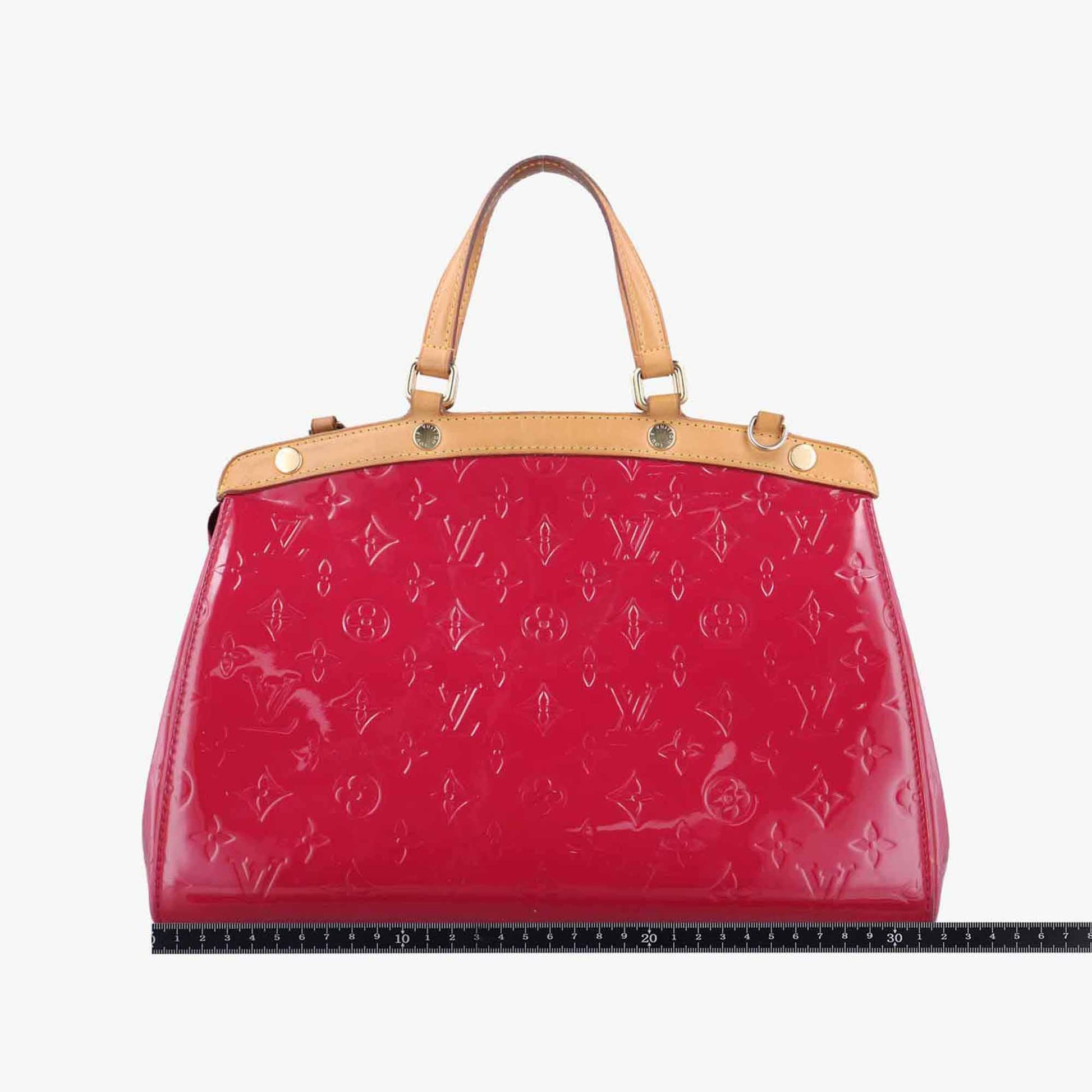 ルイヴィトン Louis Vuitton ショルダーバッグ レディース ブレアMM レッド ヴェルニ M91798 DR1124