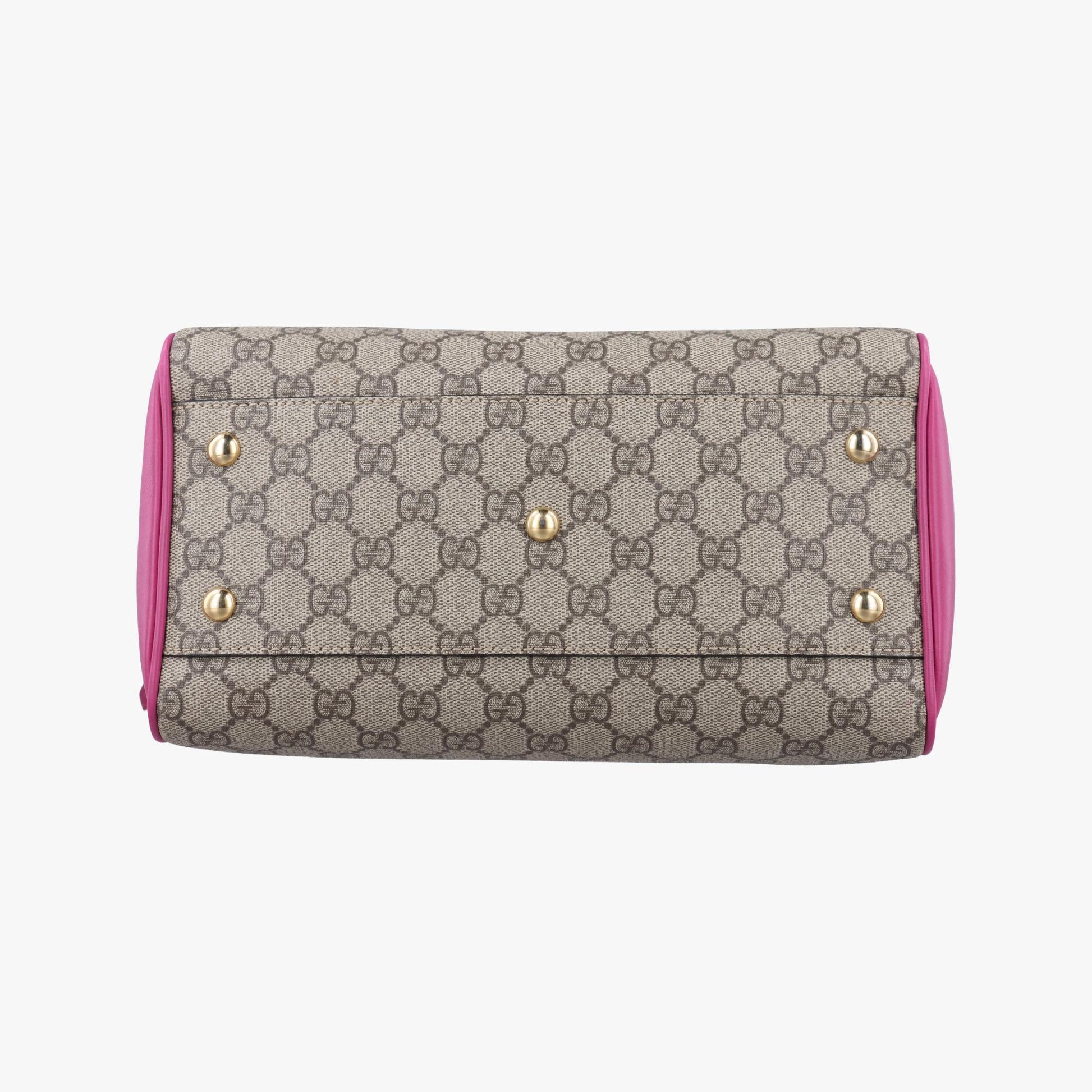 グッチ Gucci ボストンバッグ レディース GGスプリーム マルチカラー PVCコーティングキャンバス×レザー 409529 B019123034