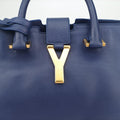 イヴサンローラン Yves saint Laurent ショルダーバッグ レディース Yライン　プチカバス ブルー レザー 311210.527066