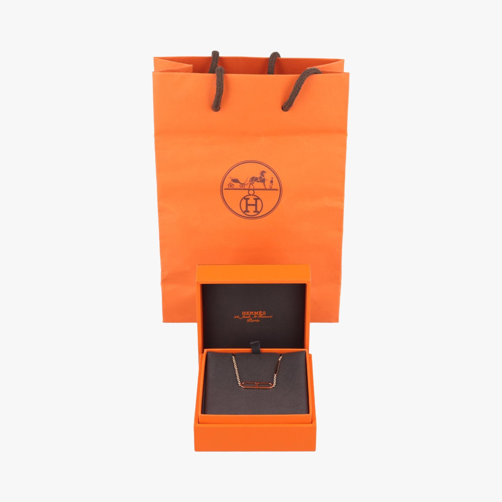 エルメス Hermes ブレスレット レディース シェーヌダンクル　 ゴールド AU750 19G193480