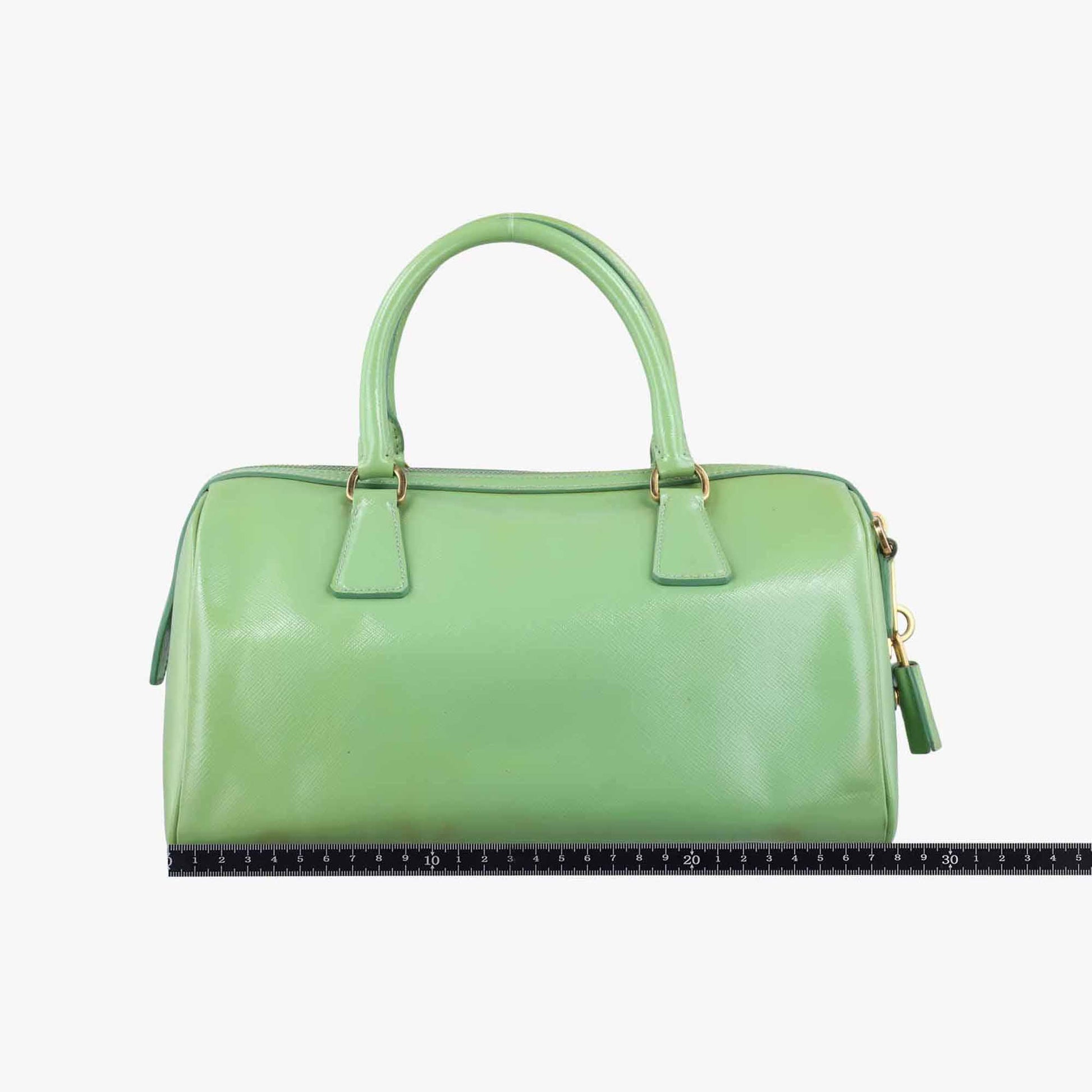 プラダ Prada ボストンバッグ レディース ボーリング グリーン サフィアーノレザー BL845Y 14