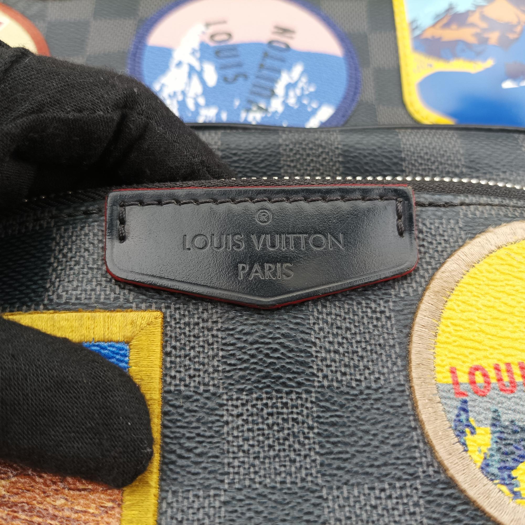 ルイヴィトン Louis Vuitton リュック/バックパック レディース ジョッシュ アルプスプリント ブラック ダミエ グラフィット N40042 DR4198