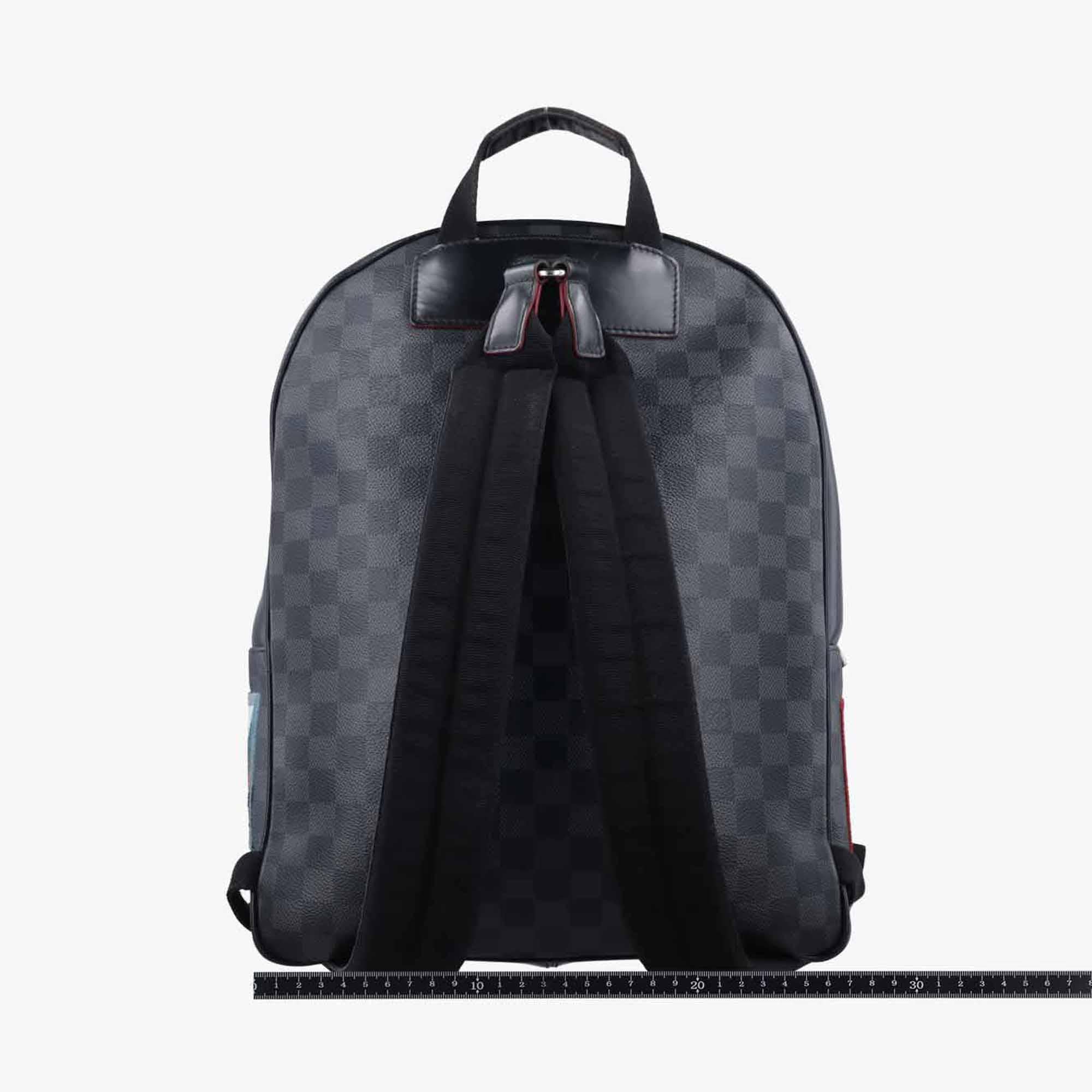 ルイヴィトン Louis Vuitton リュック/バックパック レディース ジョッシュ アルプスプリント ブラック ダミエ グラフィット N40042 DR4198