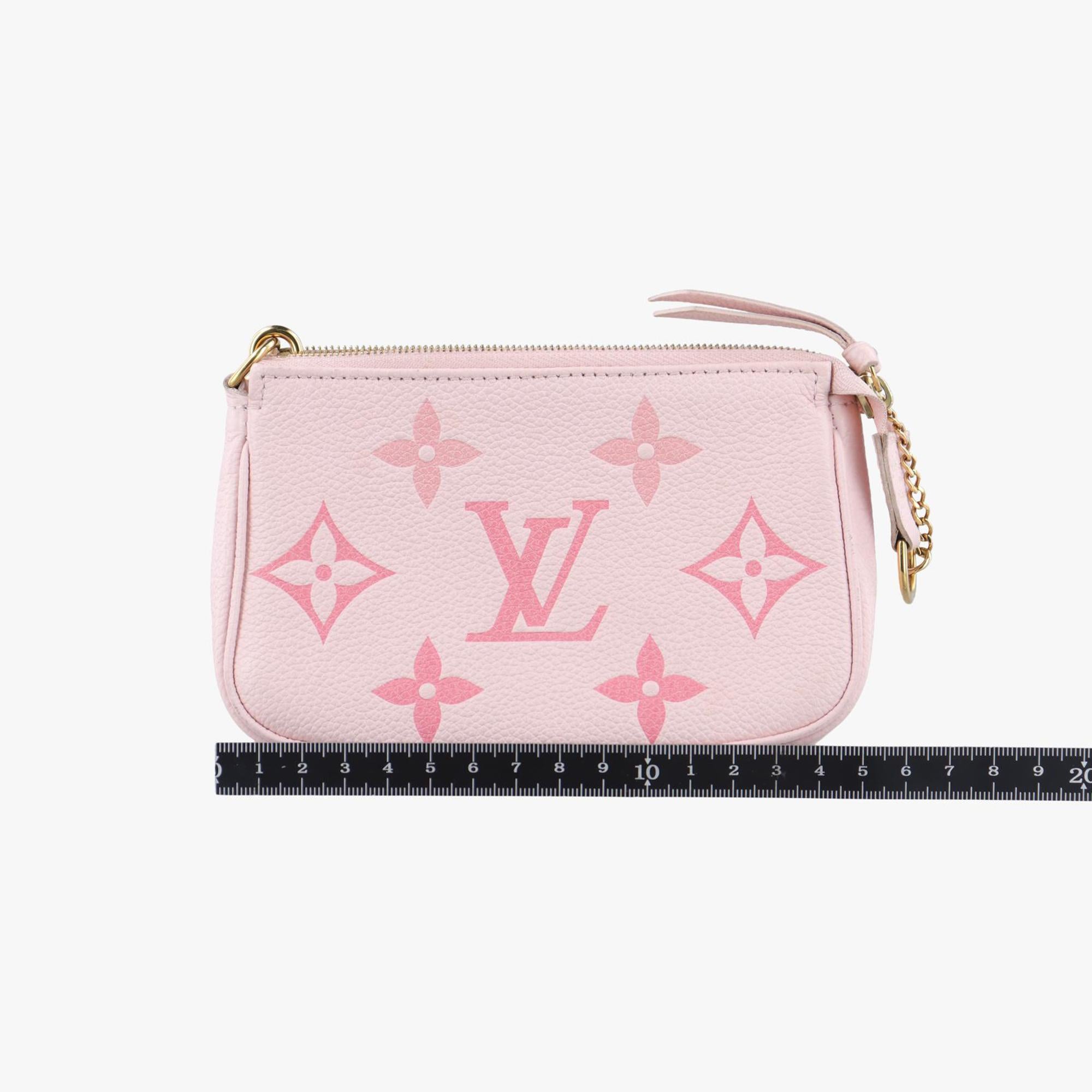 ルイヴィトン Louis Vuitton ハンドバッグ レディース ミニポシェットアクセソワール ローザ モノグラム アンプラント M80501 ICチップ