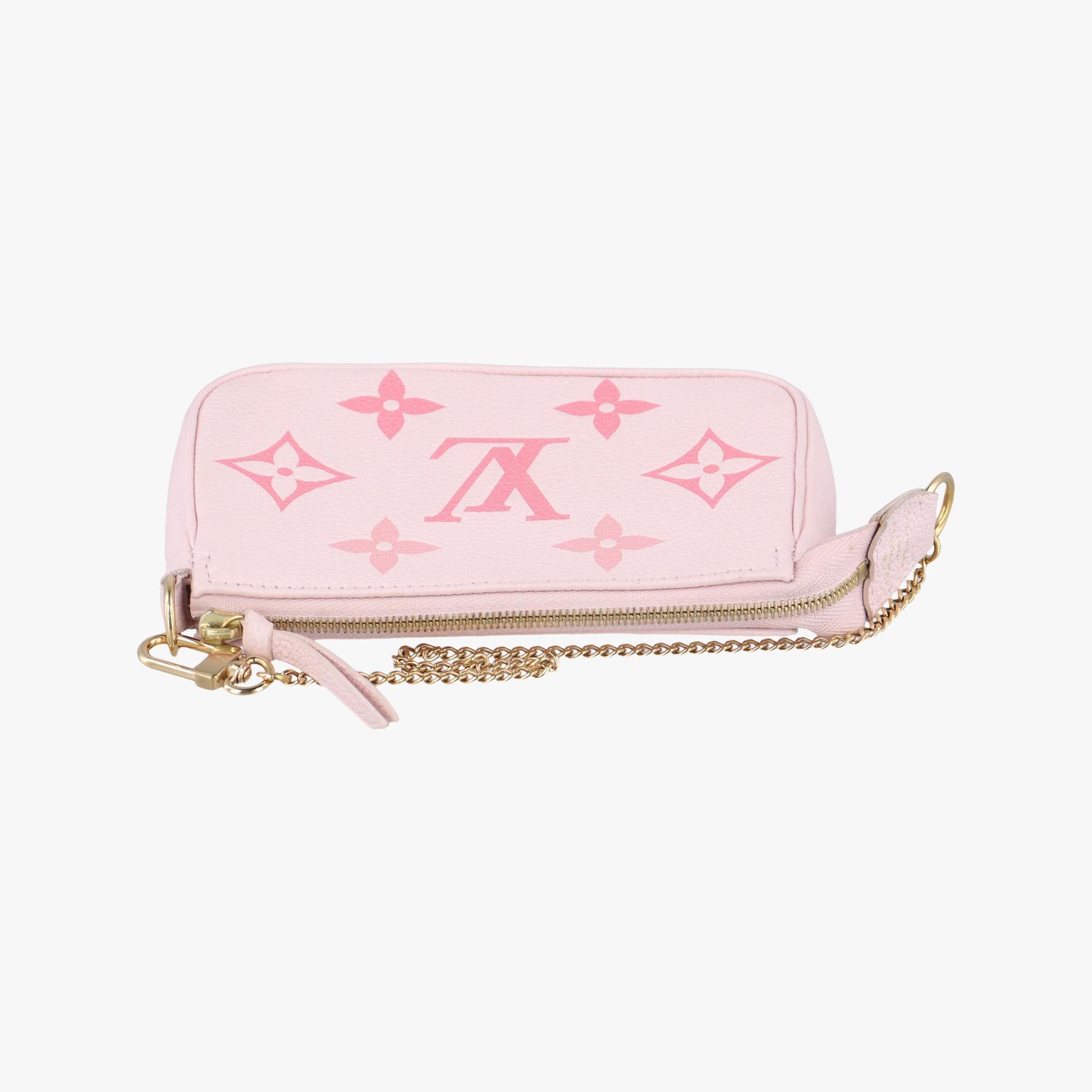 ルイヴィトン Louis Vuitton ハンドバッグ レディース ミニポシェットアクセソワール ローザ モノグラム アンプラント M80501 ICチップ