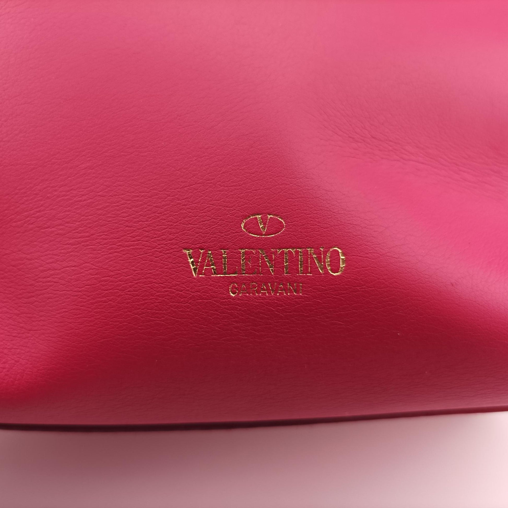 ヴァレンティノ Valentino ショルダーバッグ レディース ロックスタッズ ローズ レッド レザー BGF540BOL1