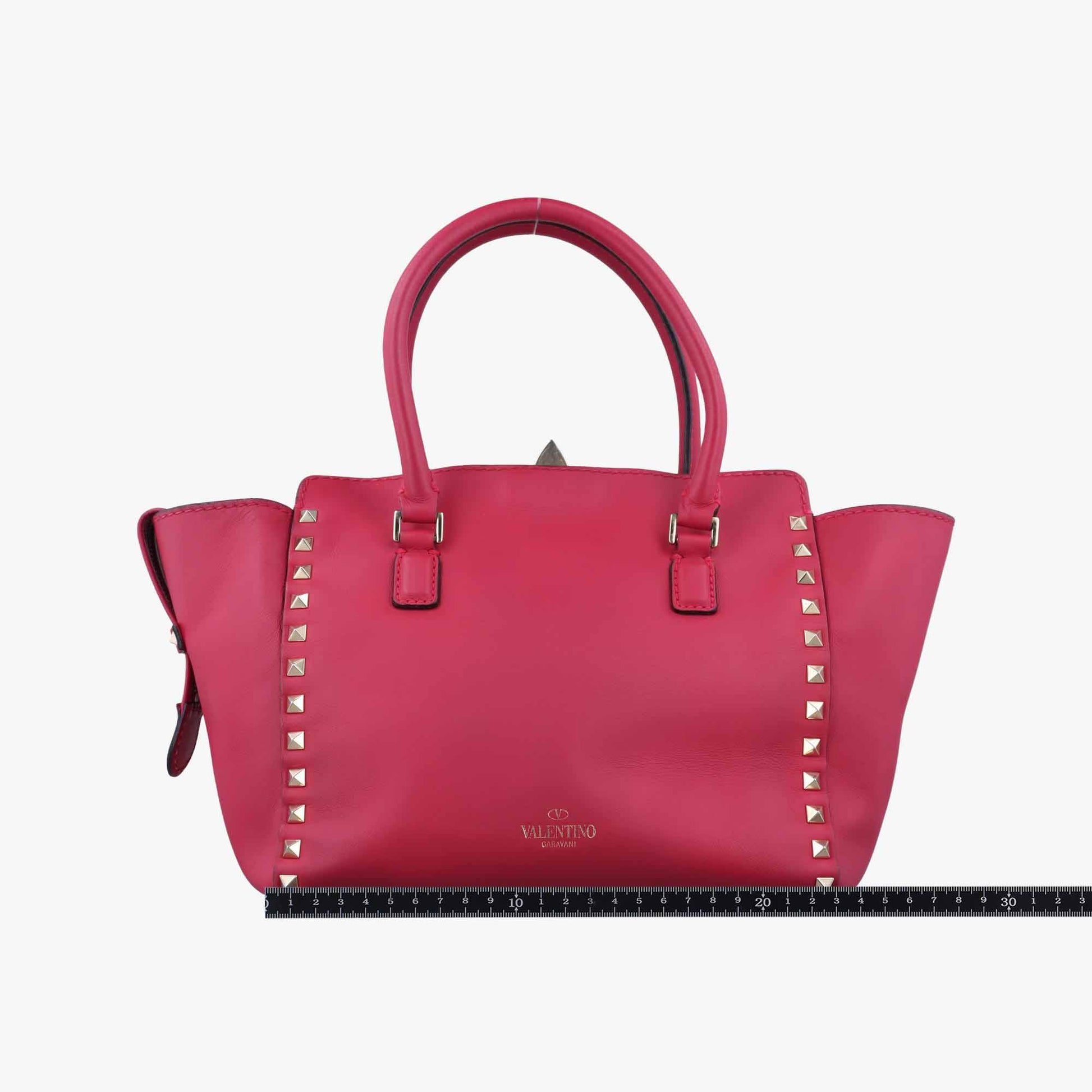 ヴァレンティノ Valentino ショルダーバッグ レディース ロックスタッズ ローズ レッド レザー BGF540BOL1