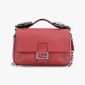 フェンディ Fendi ショルダーバッグ レディース ダブルマイクロバゲット レッド レザー 8M0371-9PX-179-3355