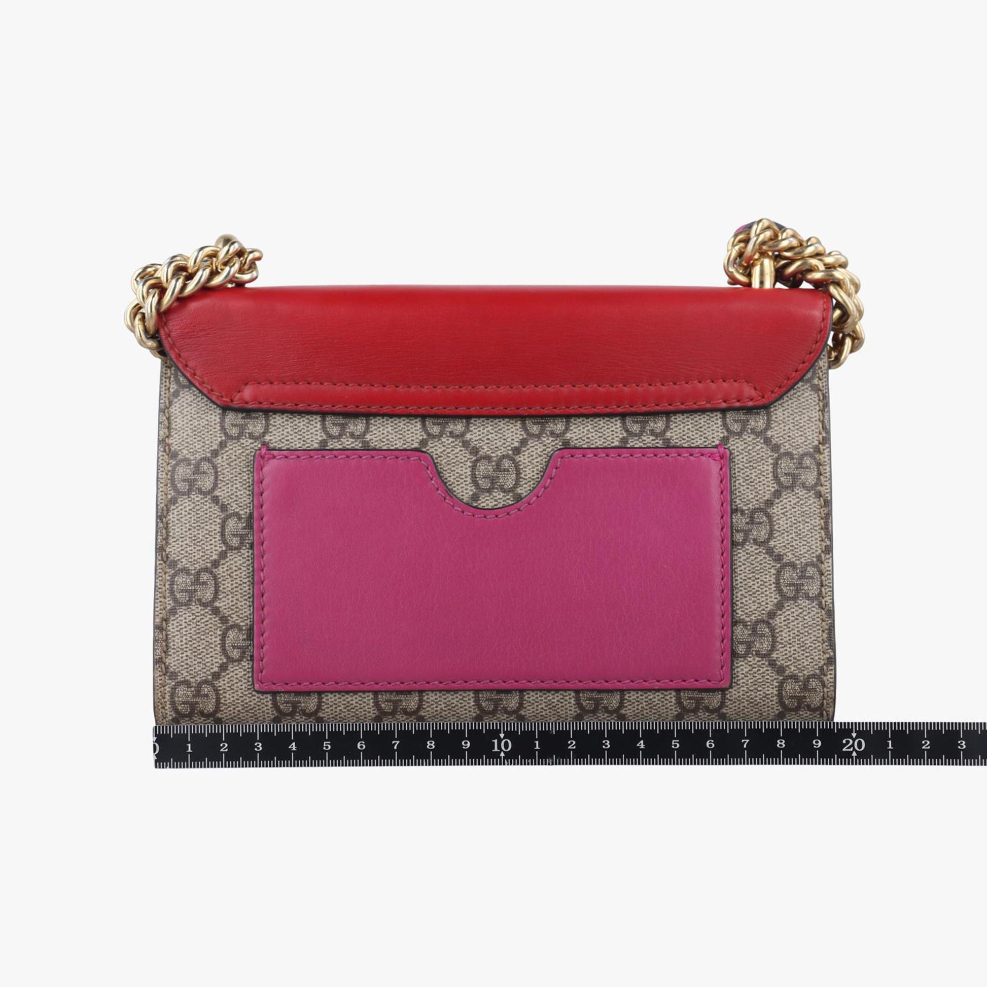 グッチ Gucci ショルダーバッグ レディース パドロック マルチカラー PVCコーティングキャンバス×レザー 409487 B021088415