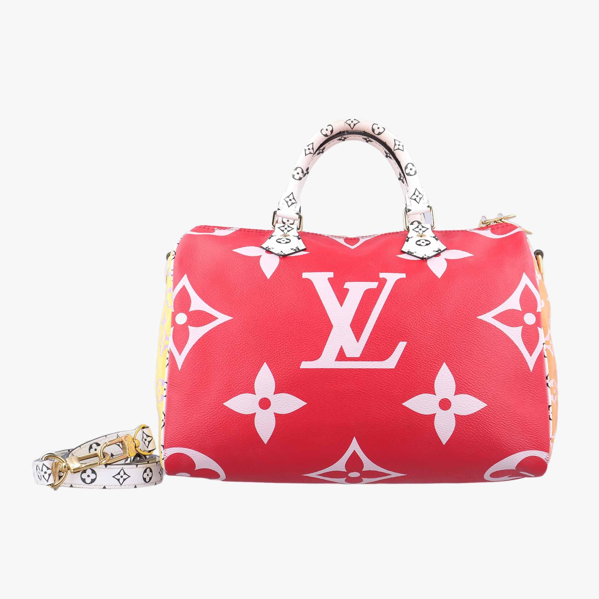 ルイヴィトン Louis Vuitton ボストンバッグ レディース スピーディ バンドリエール30 マルチカラー モノグラム ジャイアント M44573 MB1169