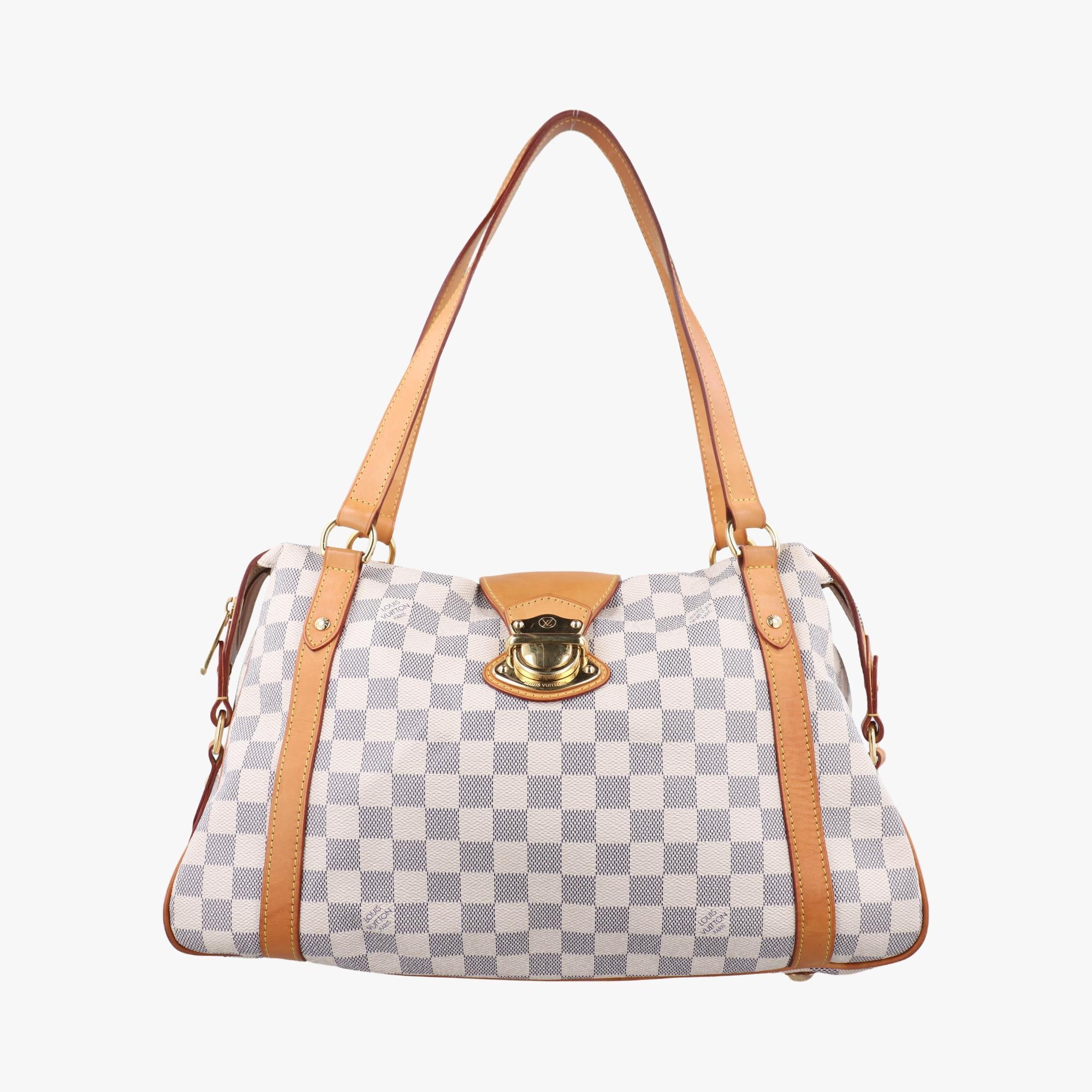 ルイヴィトン Louis Vuitton ショルダーバッグ レディース ストレーザPM ホワイト ダミエキャンバス N42220 FL3151