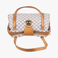 ルイヴィトン Louis Vuitton ショルダーバッグ レディース ストレーザPM ホワイト ダミエキャンバス N42220 FL3151