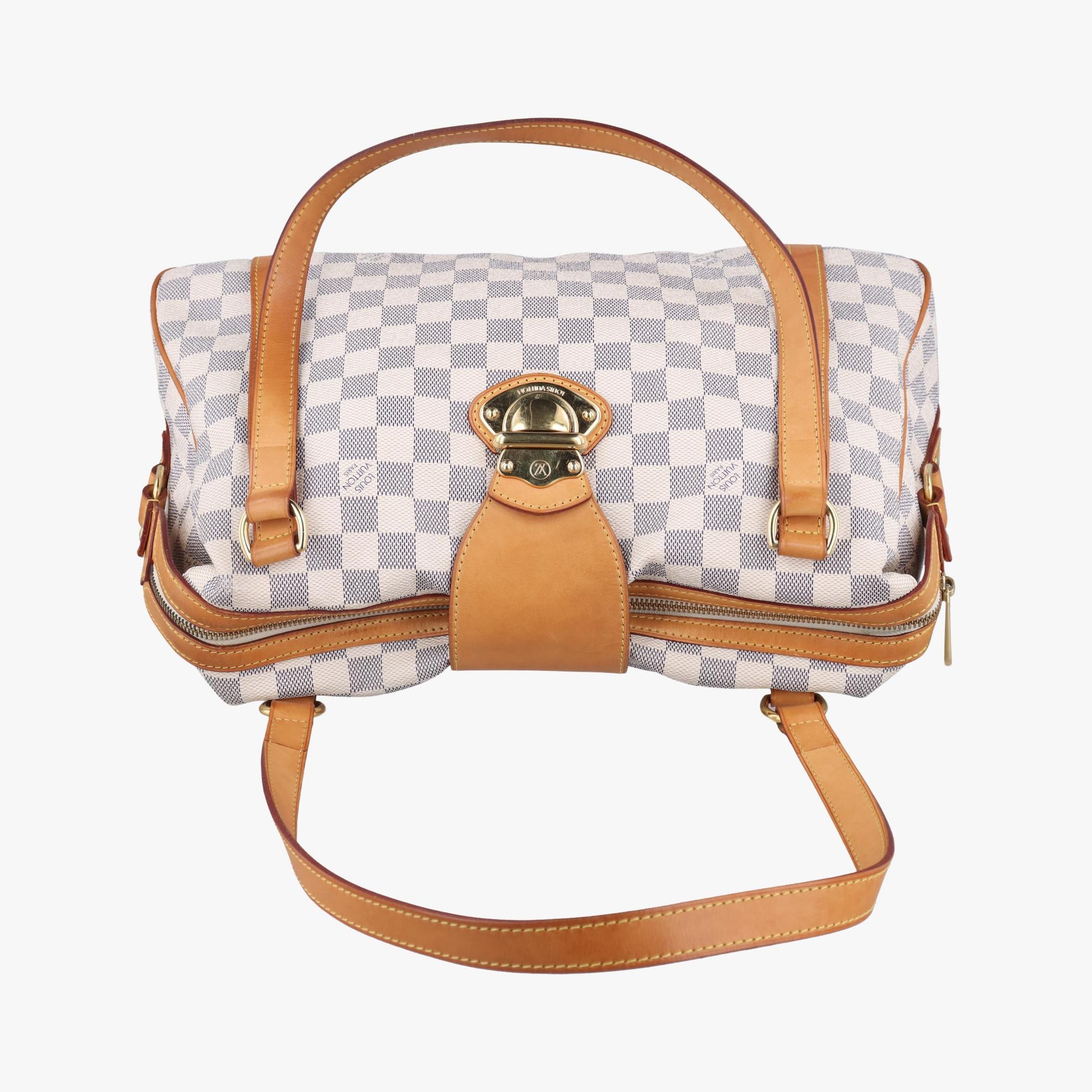 ルイヴィトン Louis Vuitton ショルダーバッグ レディース ストレーザPM ホワイト ダミエキャンバス N42220 FL3151