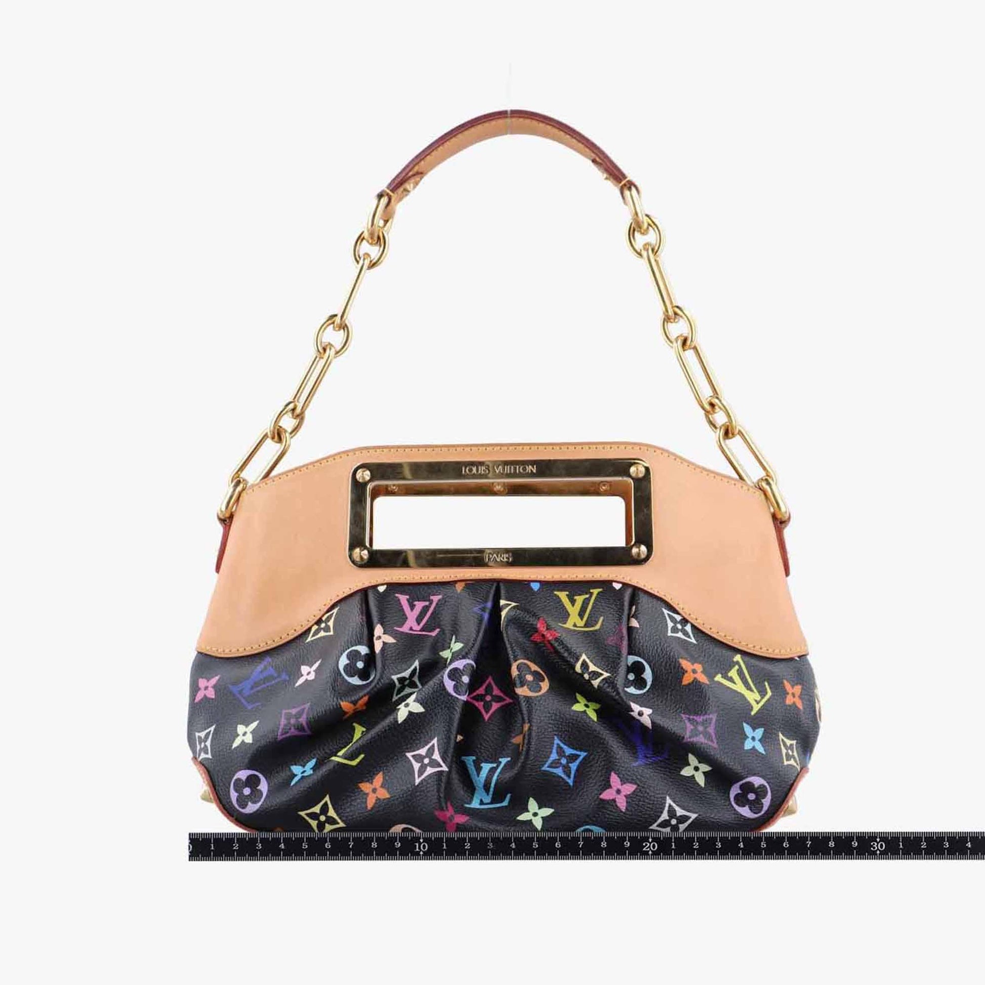 ルイヴィトン Louis Vuitton ショルダーバッグ レディース ジュディPM ブラック モノグラム マルチカラー M40258 と記載有り