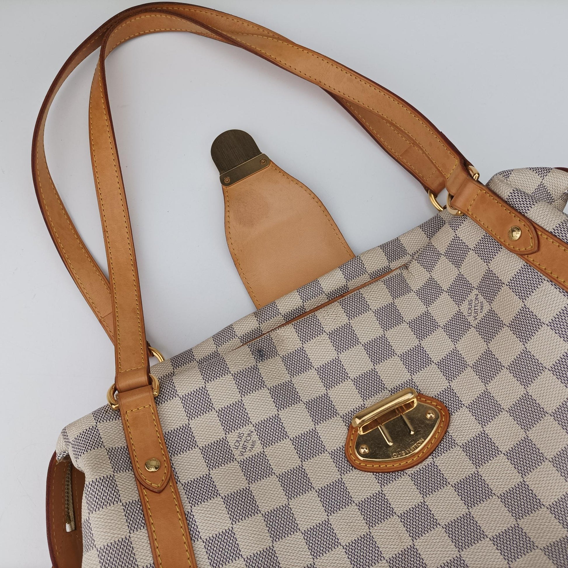 ルイヴィトン Louis Vuitton ショルダーバッグ レディース ストレーザGM ホワイト ダミエキャンバス N42221 VI1100