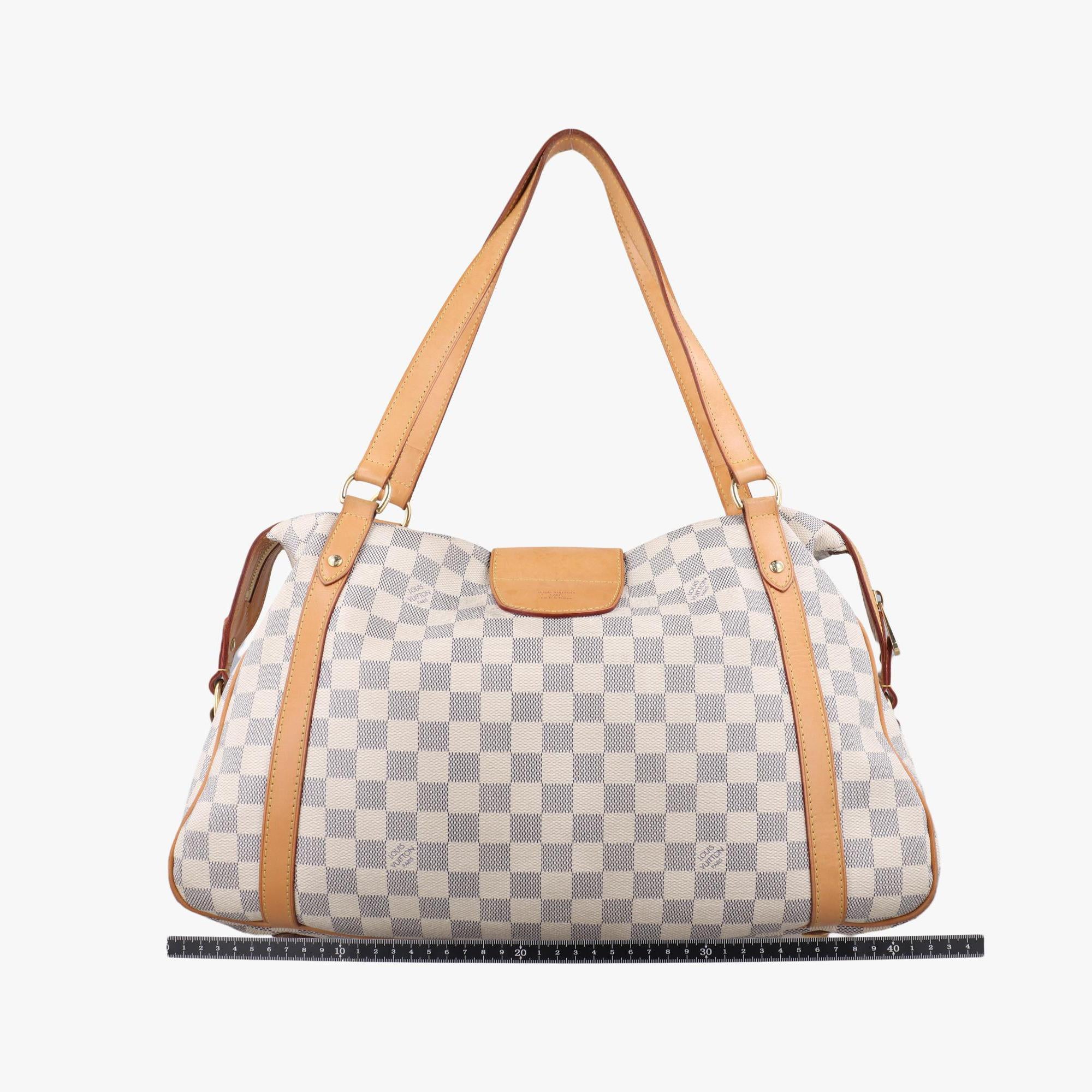 ルイヴィトン Louis Vuitton ショルダーバッグ レディース ストレーザGM ホワイト ダミエキャンバス N42221 VI1100