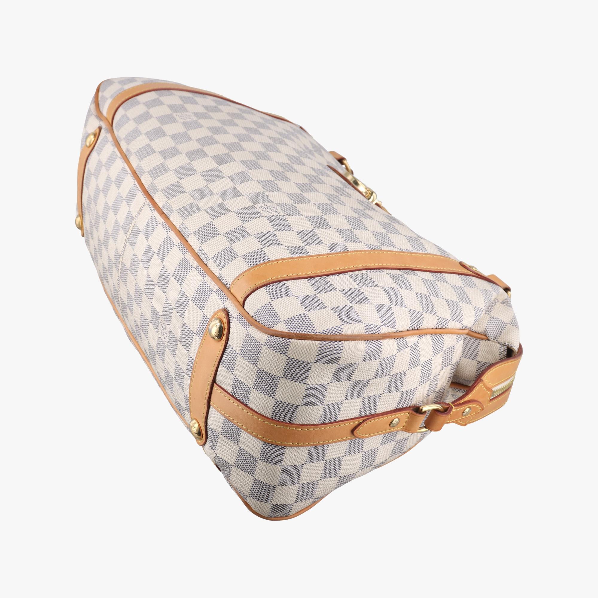 ルイヴィトン Louis Vuitton ショルダーバッグ レディース ストレーザGM ホワイト ダミエキャンバス N42221 VI1100