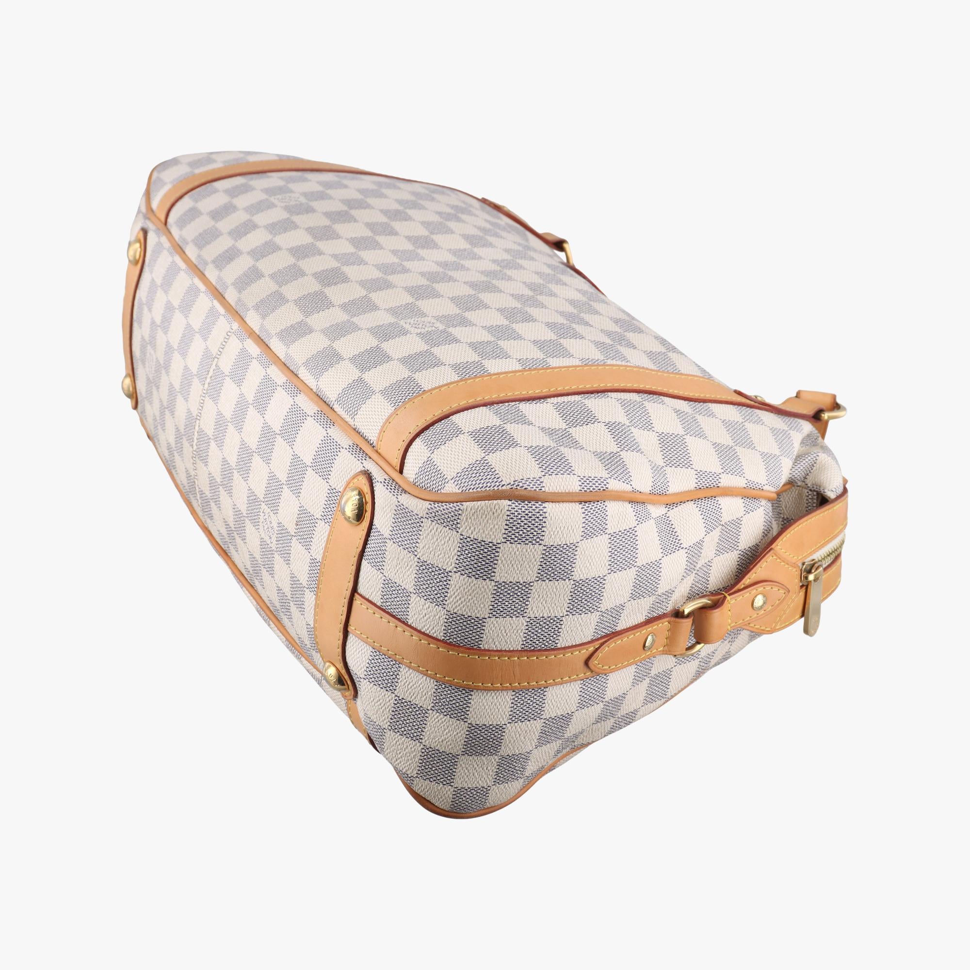 ルイヴィトン Louis Vuitton ショルダーバッグ レディース ストレーザGM ホワイト ダミエキャンバス N42221 VI1100