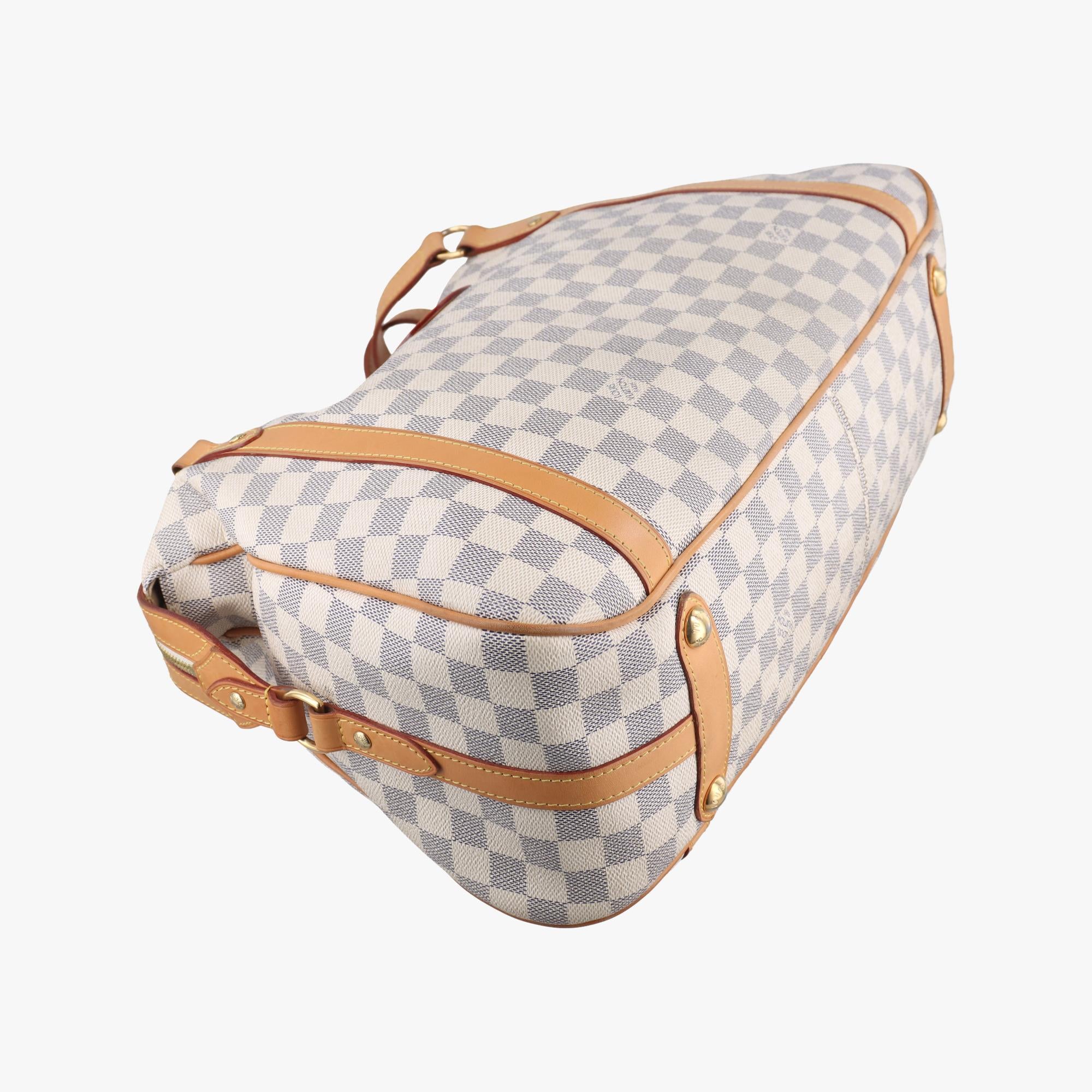 ルイヴィトン Louis Vuitton ショルダーバッグ レディース ストレーザGM ホワイト ダミエキャンバス N42221 VI1100